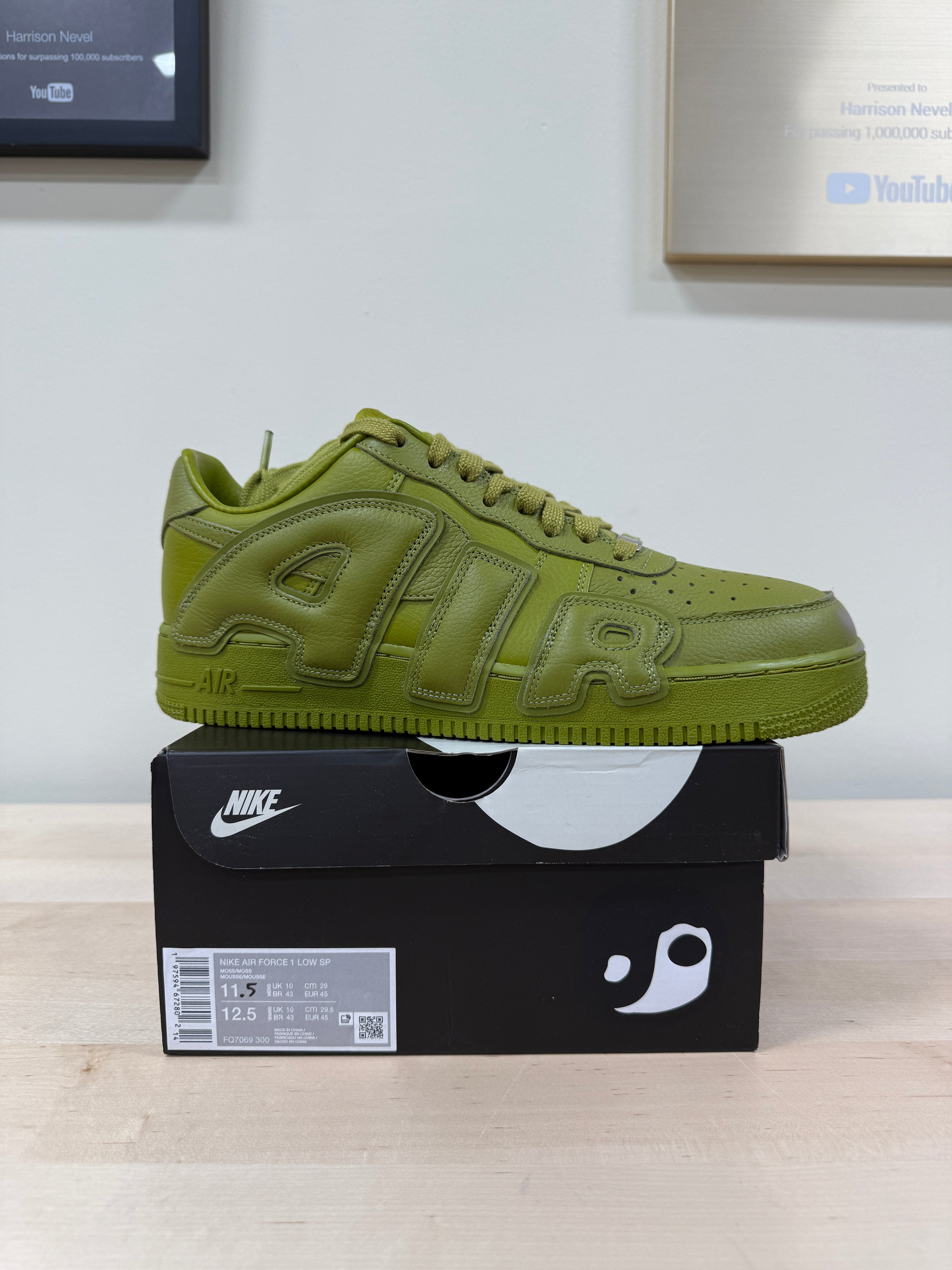 Air Force One Low CPFM Moss Sz 11.5