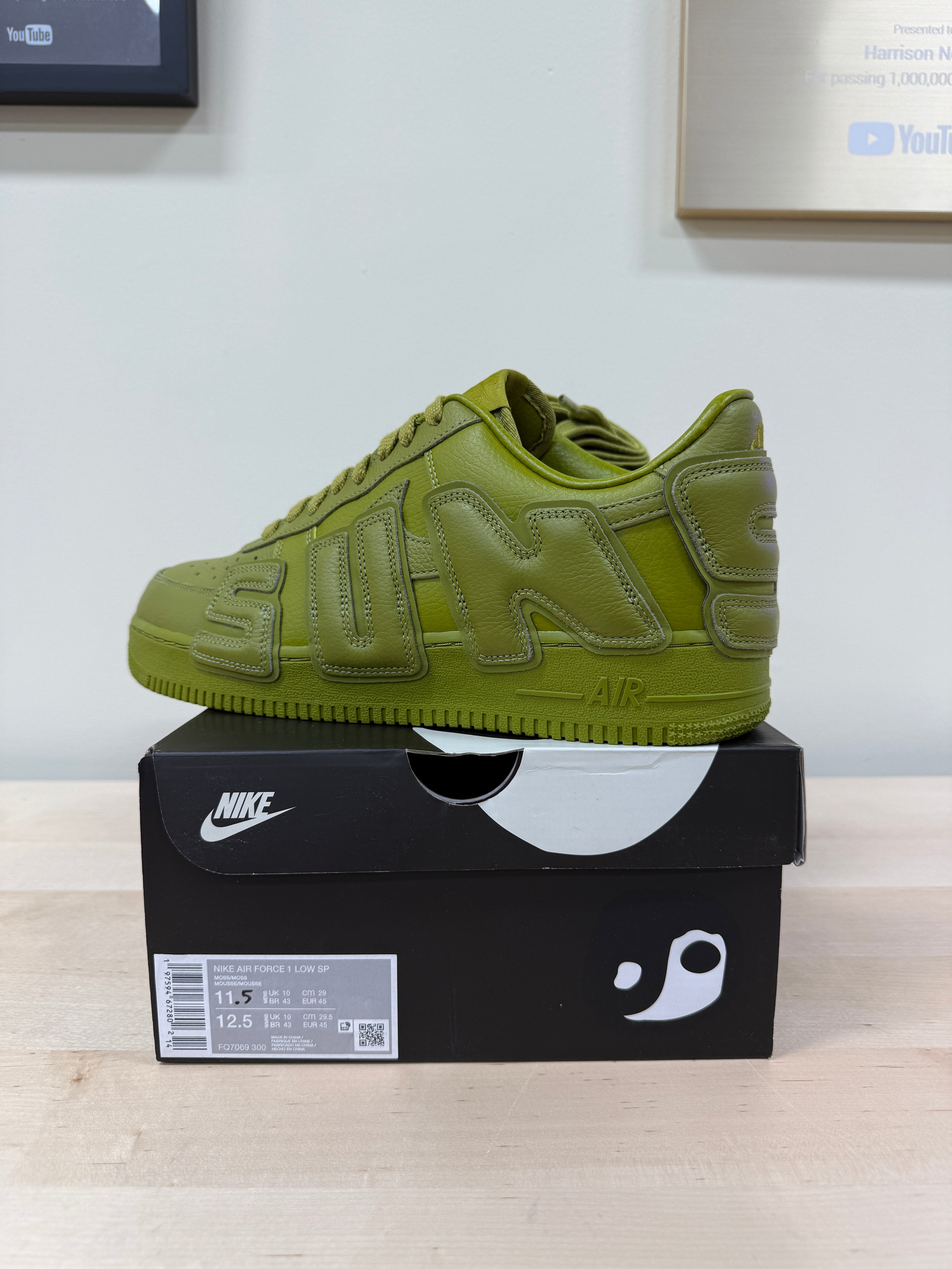 Air Force One Low CPFM Moss Sz 11.5
