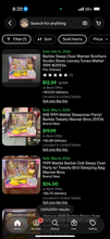 Load image into Gallery viewer, SLEEP OVER PARTY BARBIE Warner Brothers Doll Tweety Looney Tunes #25934 NEW 1999
