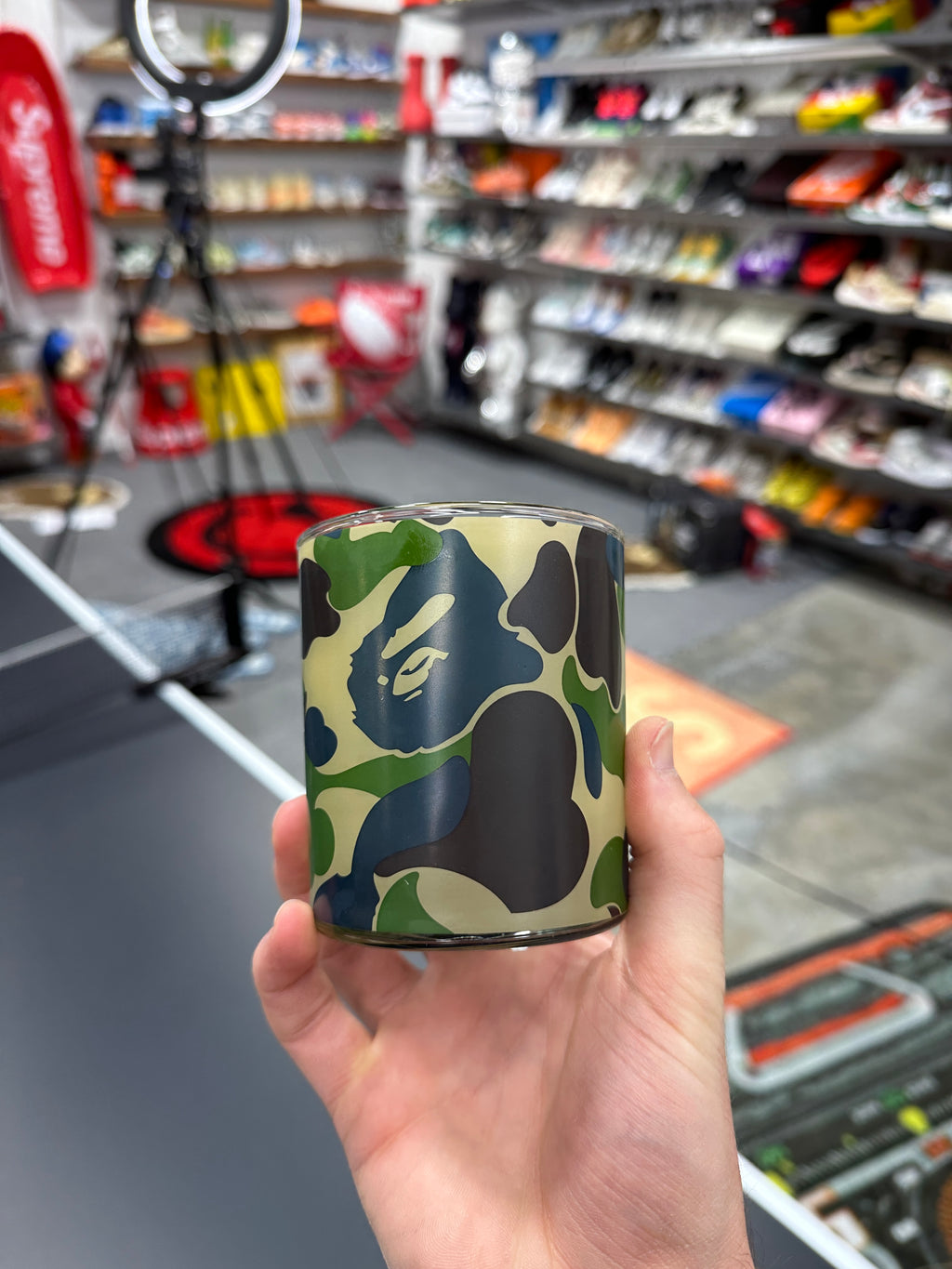 A Bathing Ape Drink Glass