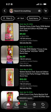 Load image into Gallery viewer, Vtg 1998 Mattel Coca-Cola Party Barbie Doll Special Edition #22964
