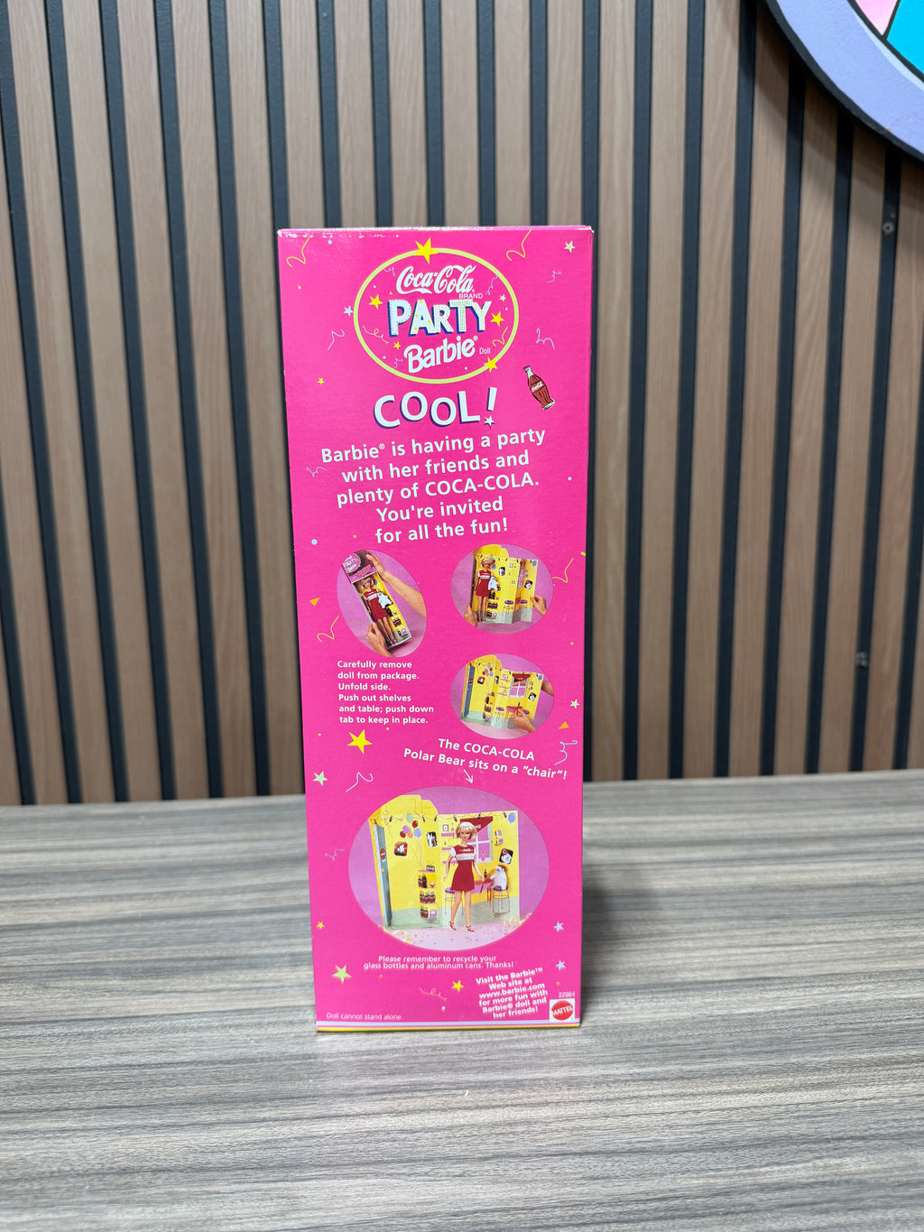 Vtg 1998 Mattel Coca-Cola Party Barbie Doll Special Edition #22964