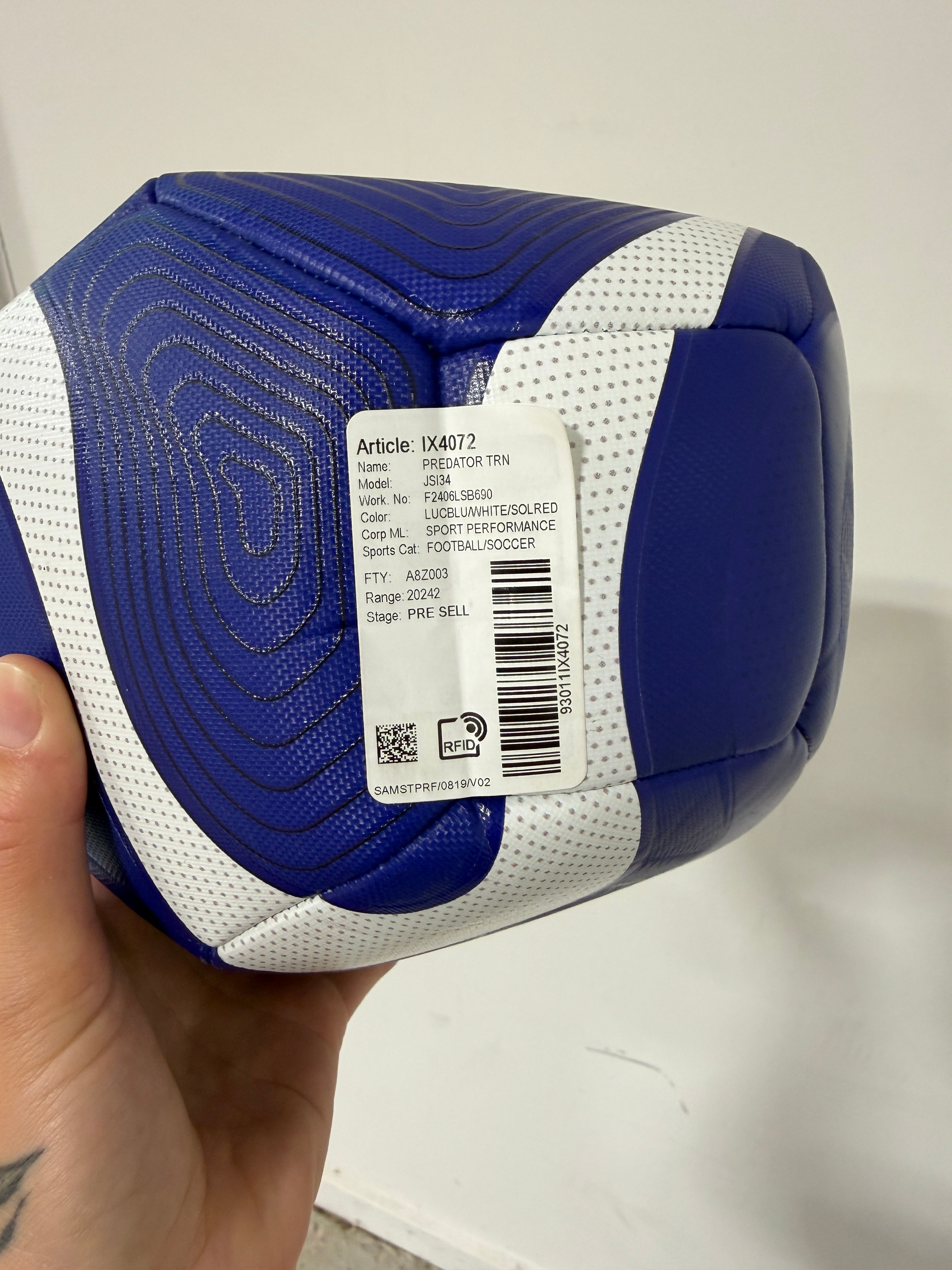 Adidas Predator Training Ball Blue