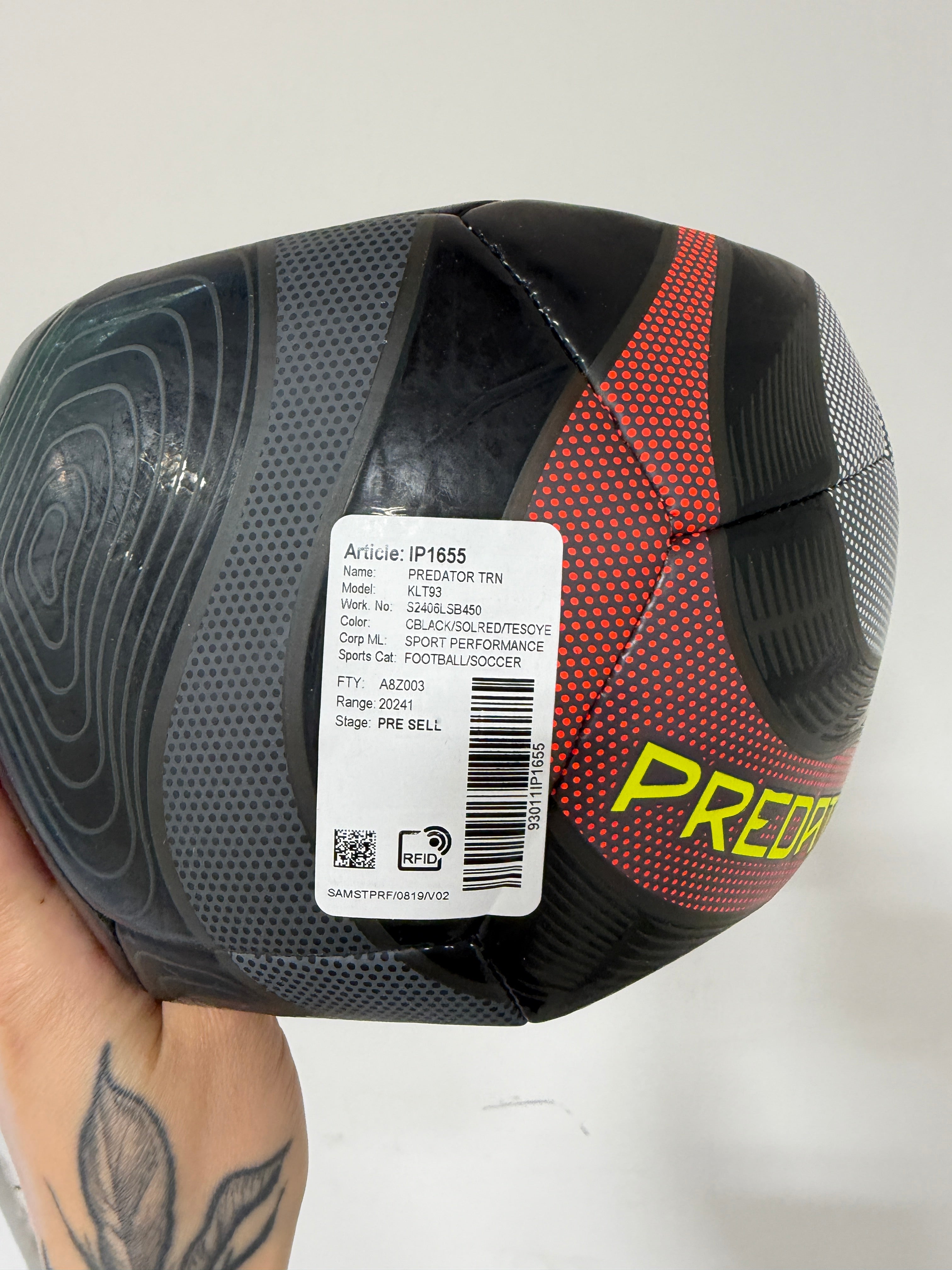 Adidas Predator Training Ball Black