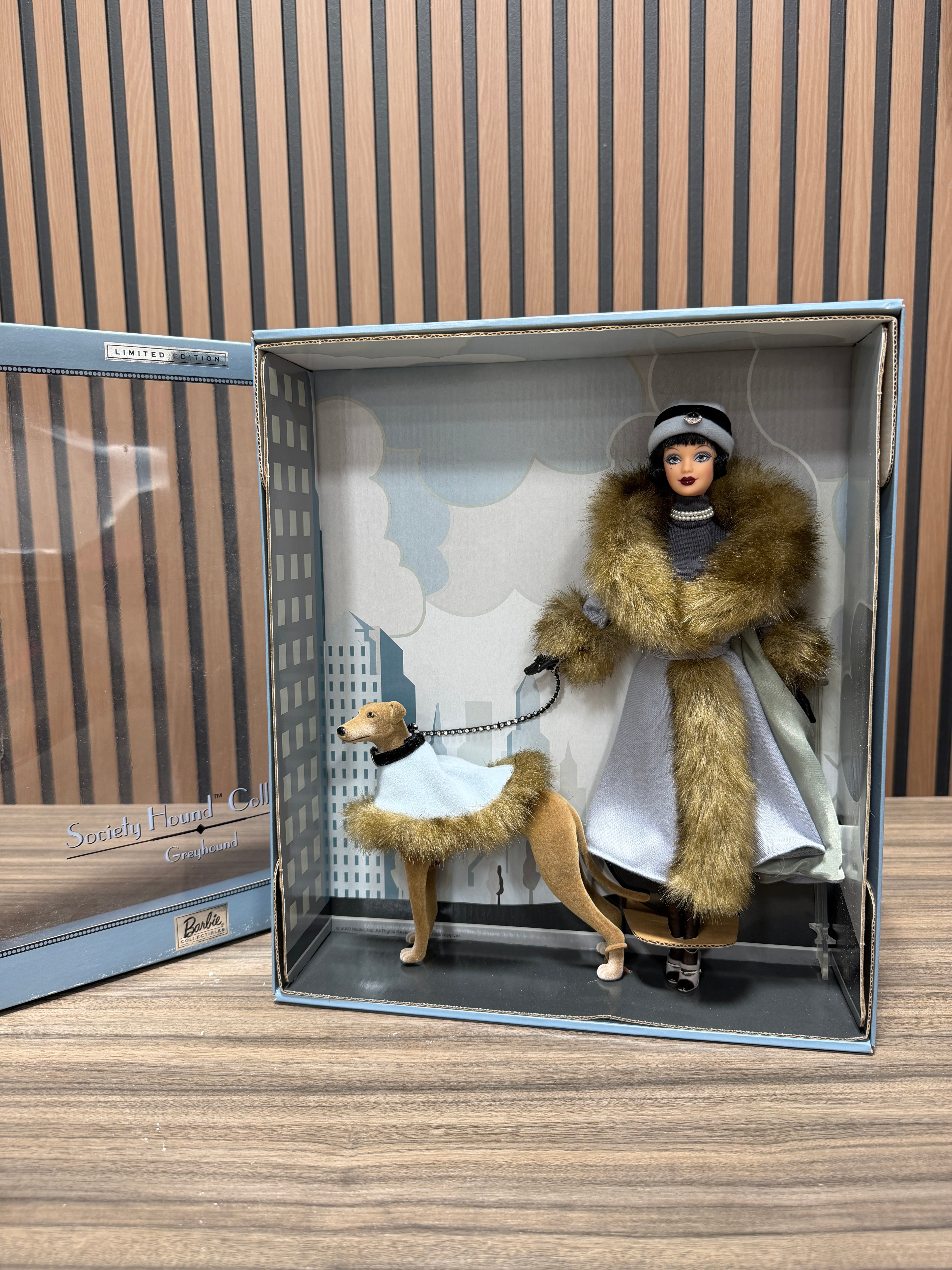 Society Hound 2000 Barbie Doll Greyhound Limited Edition NRFB 29057 By Mattel
