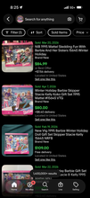 Load image into Gallery viewer, Vintage 1995 NIB Sealed Barbie sledding fun with her sisters -Winter Holiday
