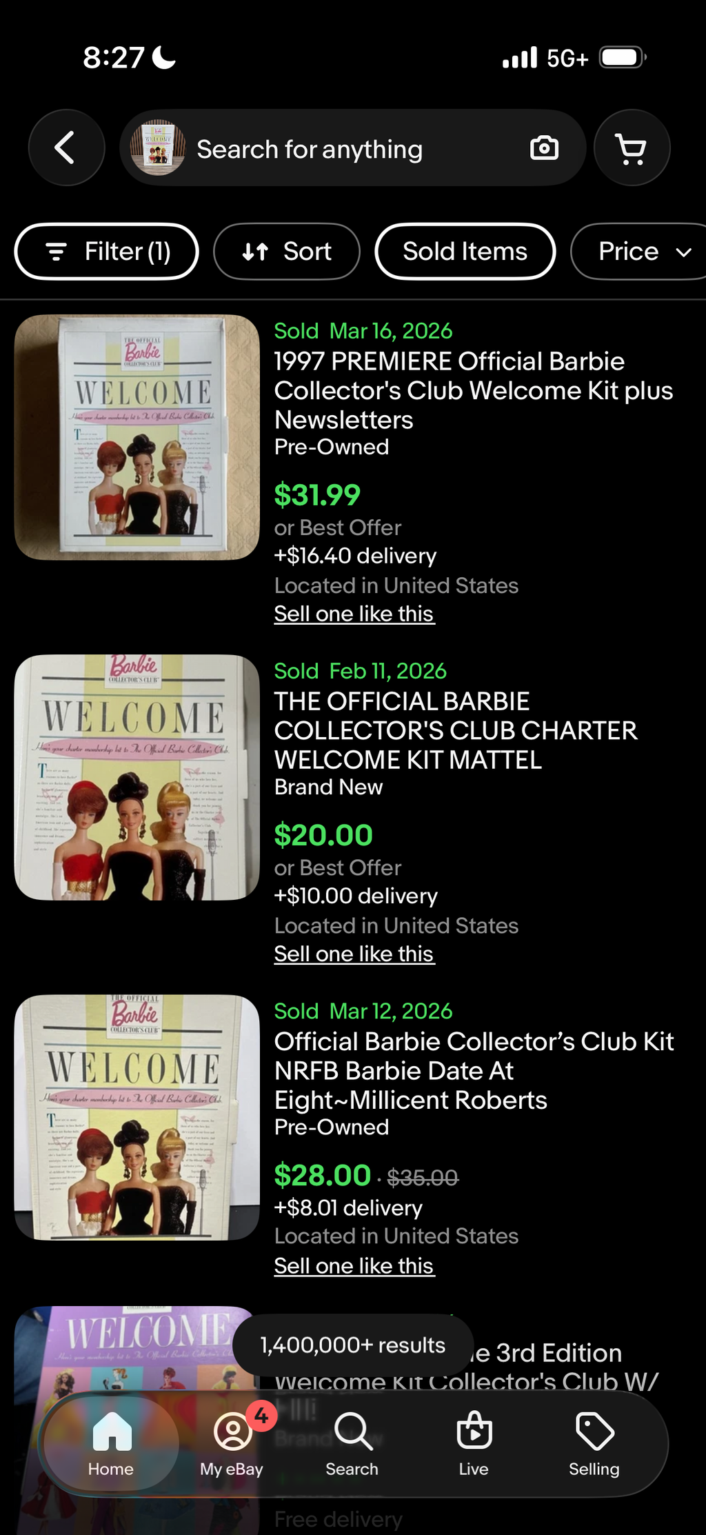 THE OFFICIAL BARBIE COLLECTOR'S CLUB LIMITED EDITION