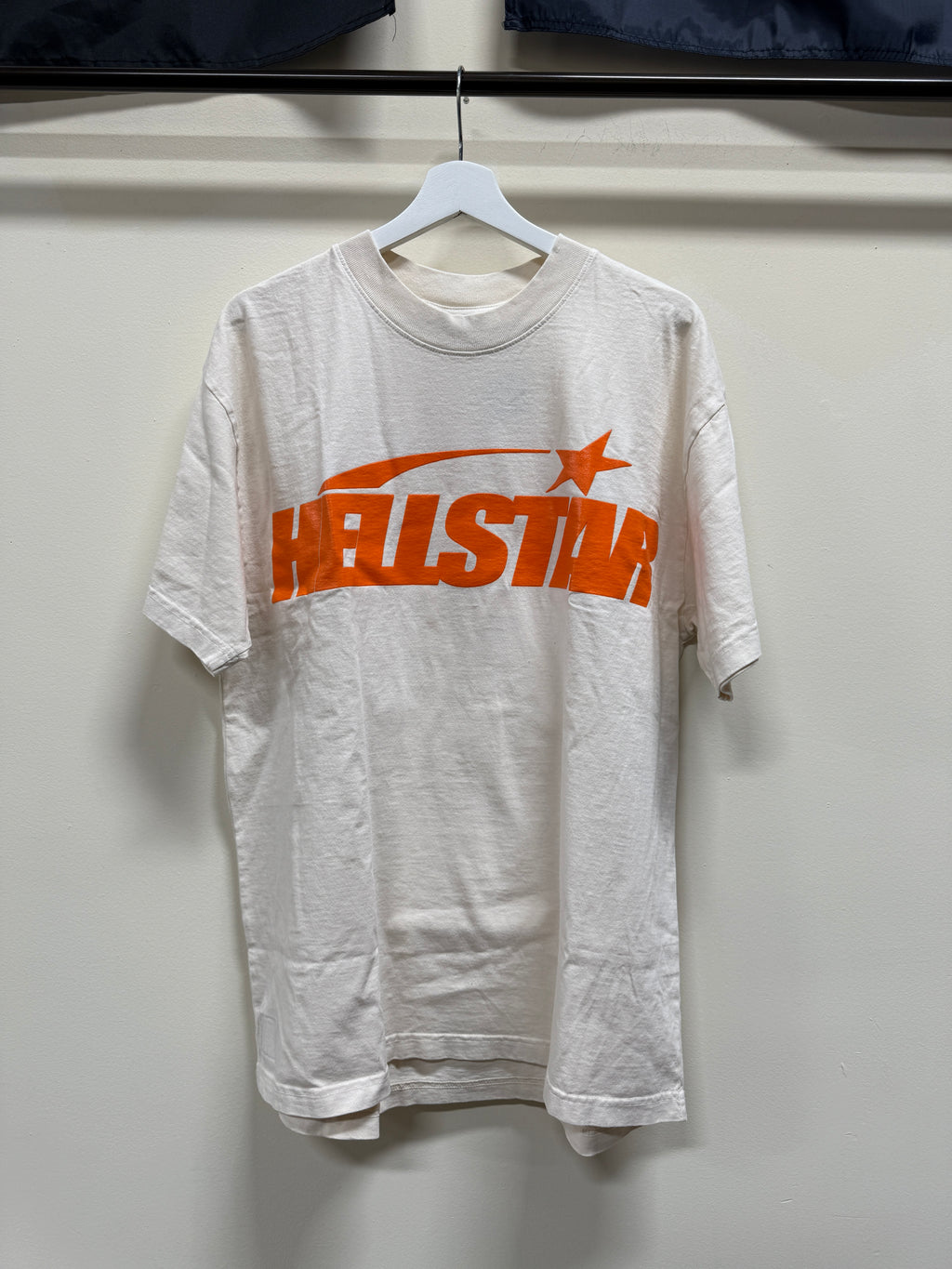 Hellstar T-Shirt White/Orange Sz M