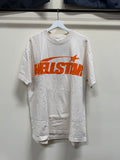 Hellstar T-Shirt White/Orange Sz M