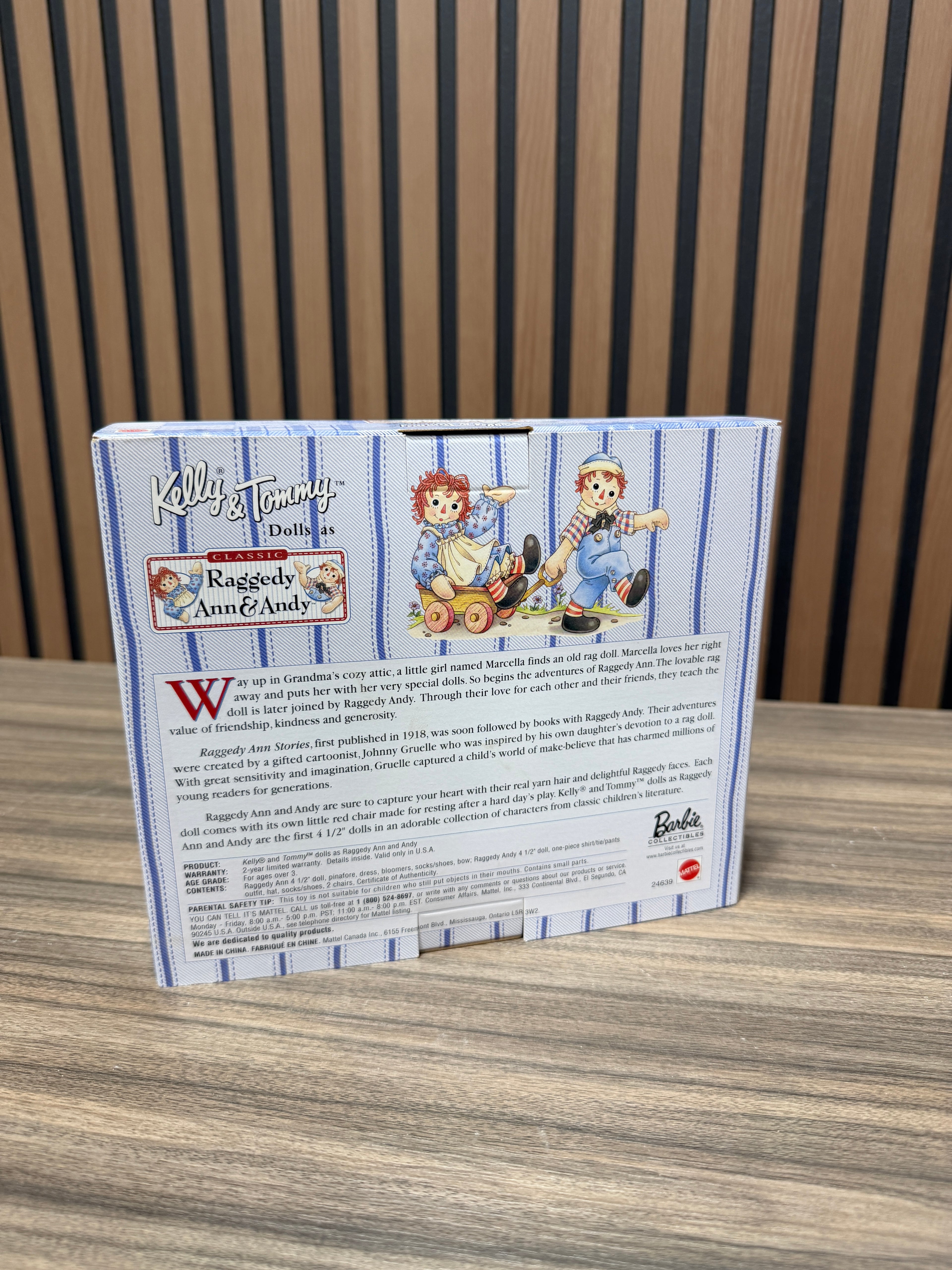 Barbie Raggedy Ann and Andy Kelly & Tommy Storybook