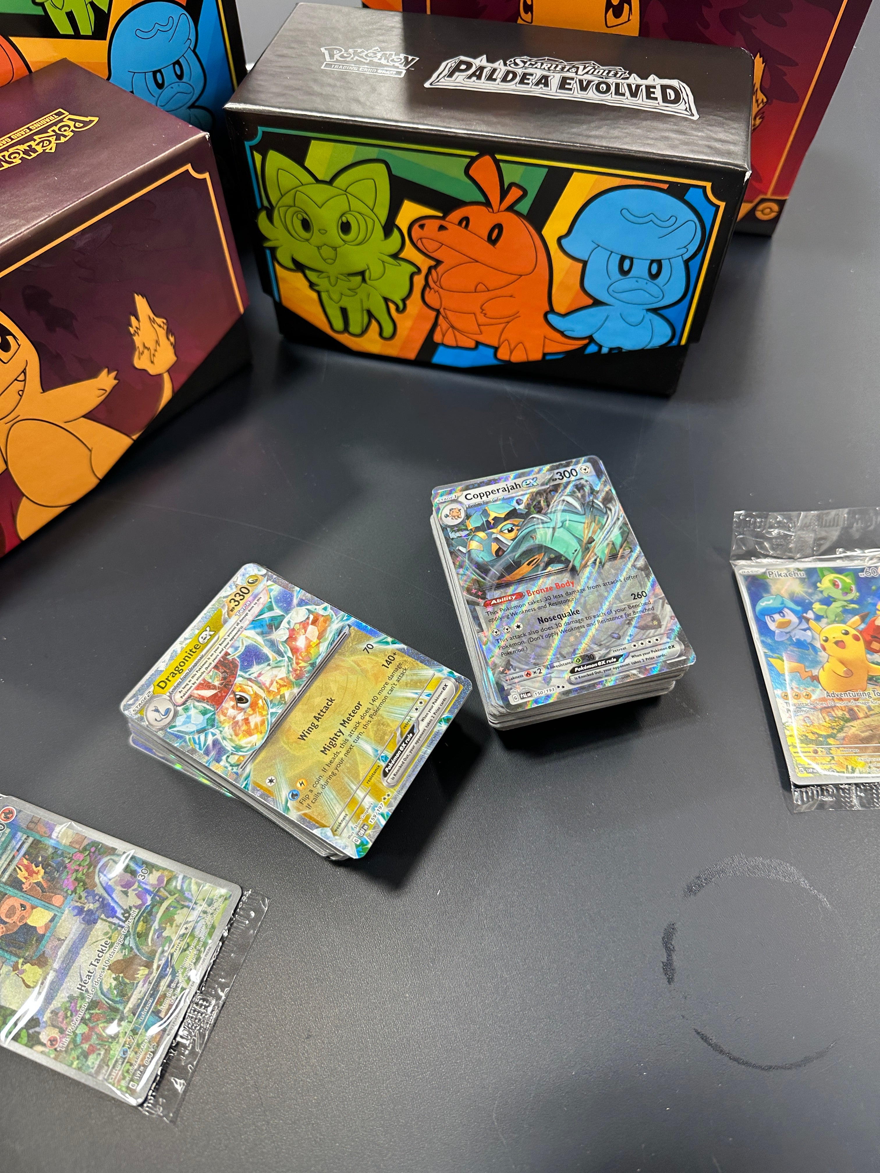 Pokemon Card Boxes 2 ETB + 25 BOOster Packs