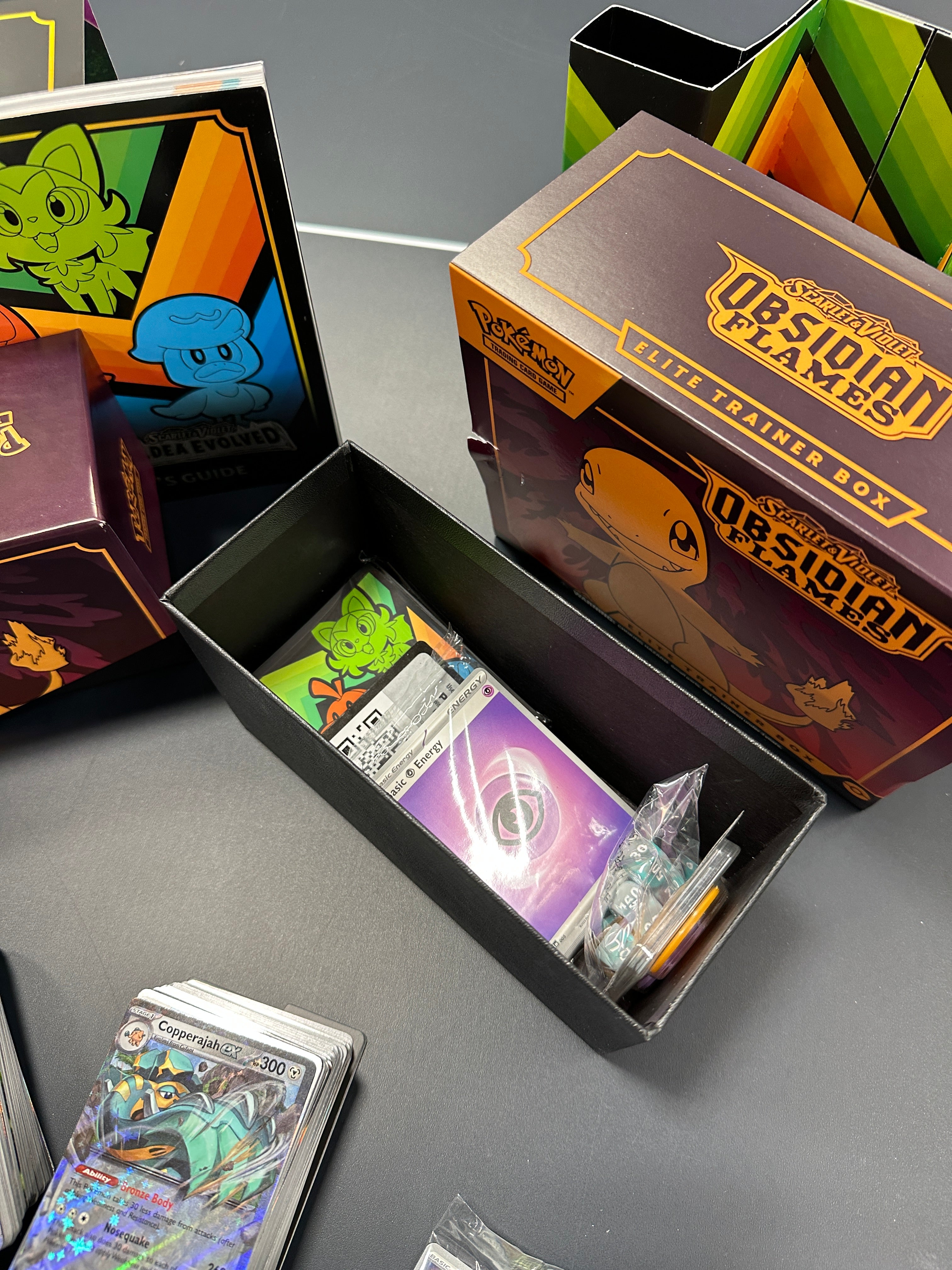 Pokemon Card Boxes 2 ETB + 25 BOOster Packs