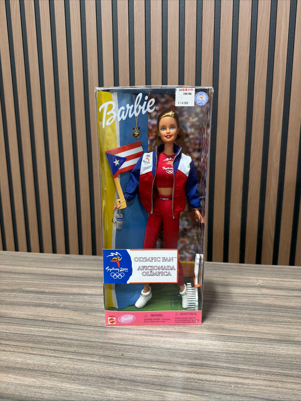 2000 Sydney Olympic Fan Barbie Doll 1999 Mattel 26053
