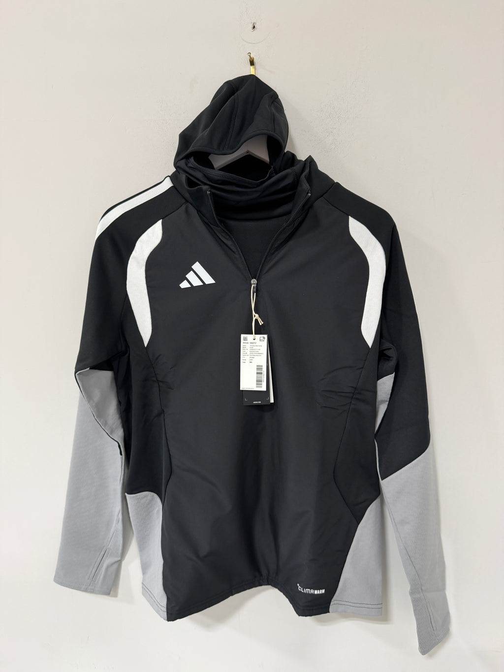 Adidas tiro 26 Competition Black Womens Winterized Top Sz Small