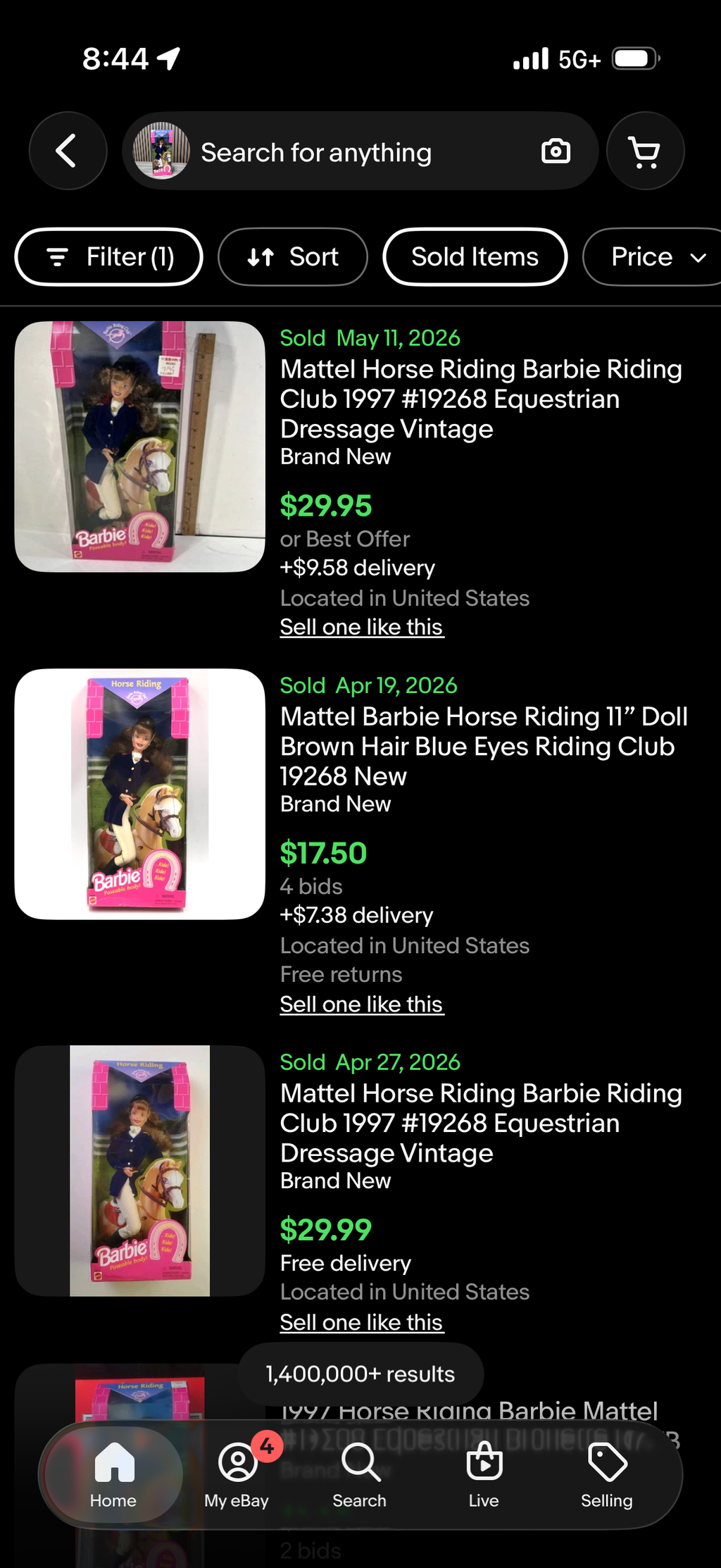 Horse Riding - Barbie - Riding Club - Mattel - 1997