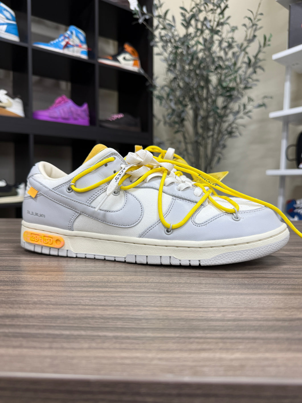 Off White Nike Dunk Low Lot 29 Sz 12 No Box