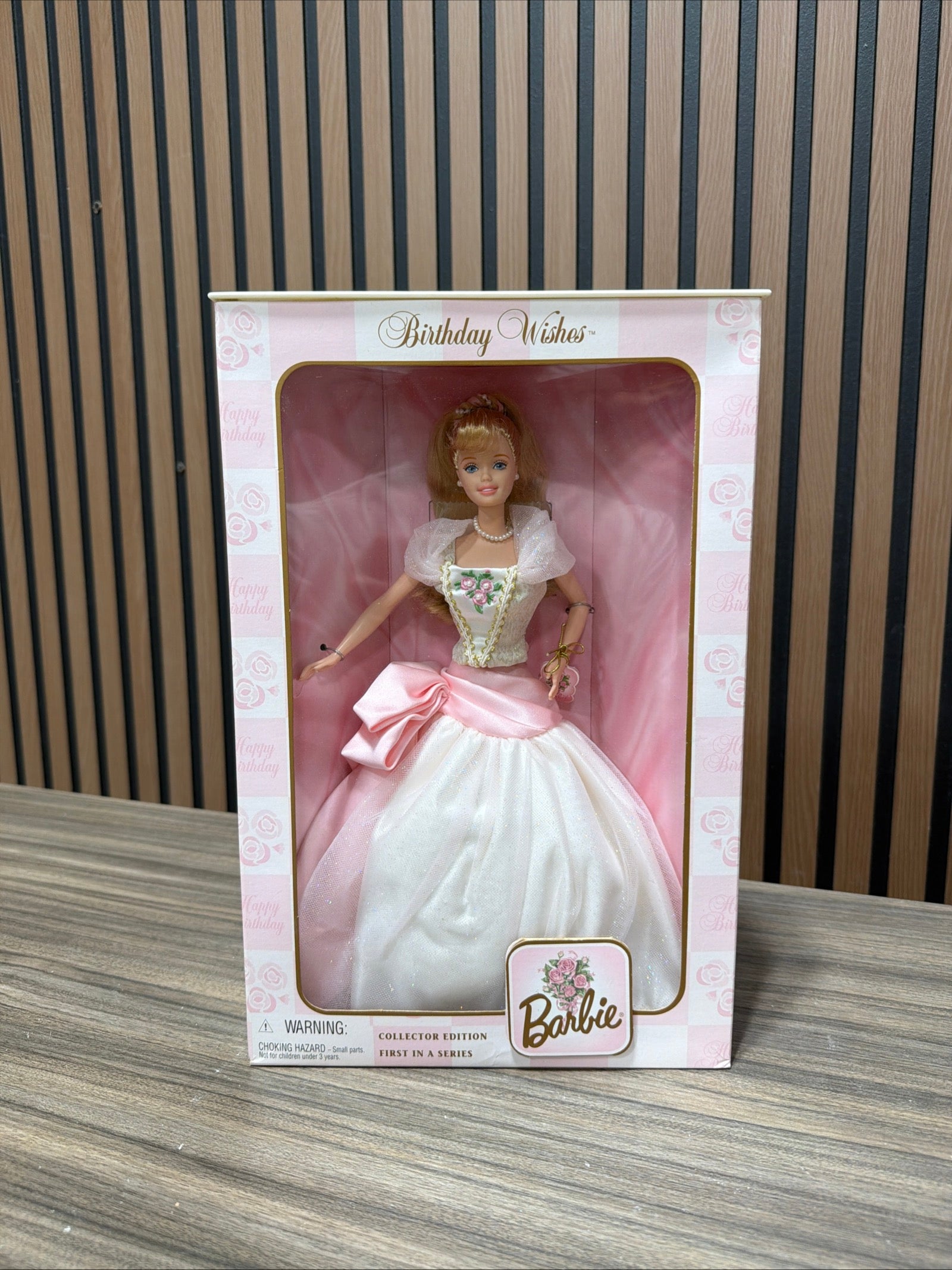 Birthday Wishes Barbie Doll Collector Edition 1998 Mattel 21128