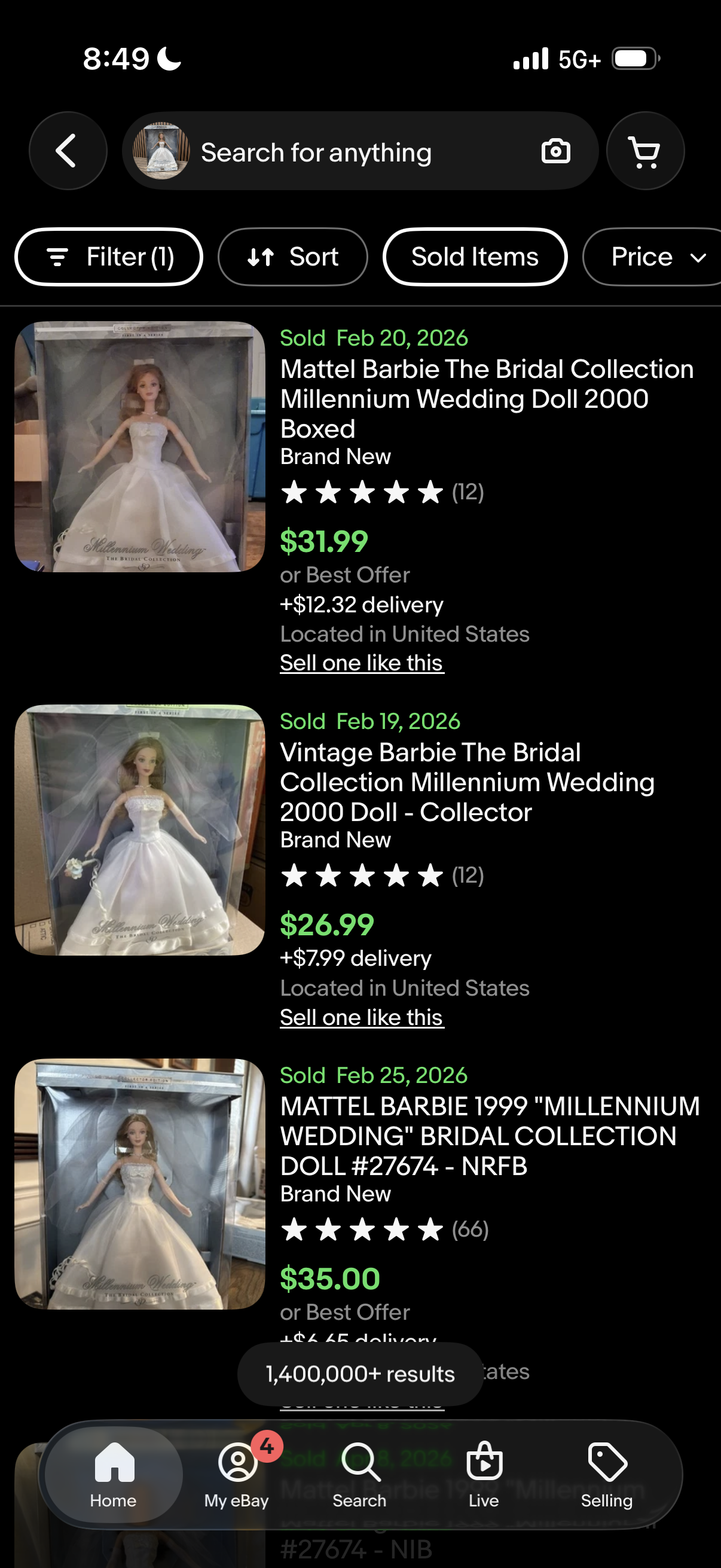 Millennium Wedding Barbie (The Bridal Collection) 2000