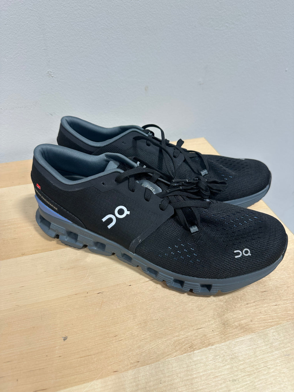 On Running Cloud X 4 Black Chambray Men's Training Shoes Crossover Sneakers Size 11 3ME30041446