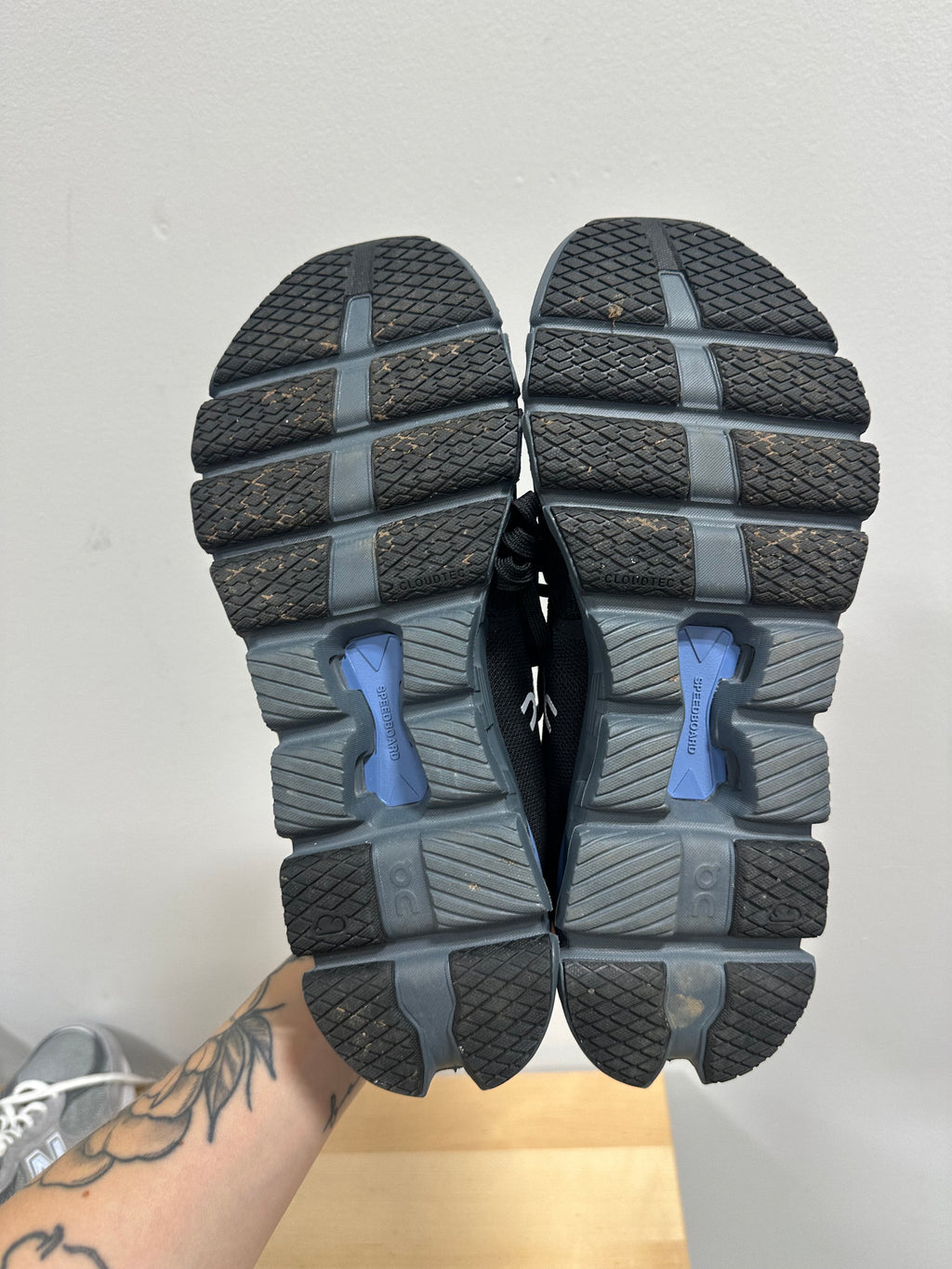 On Running Cloud X 4 Black Chambray Men's Training Shoes Crossover Sneakers Size 11 3ME30041446