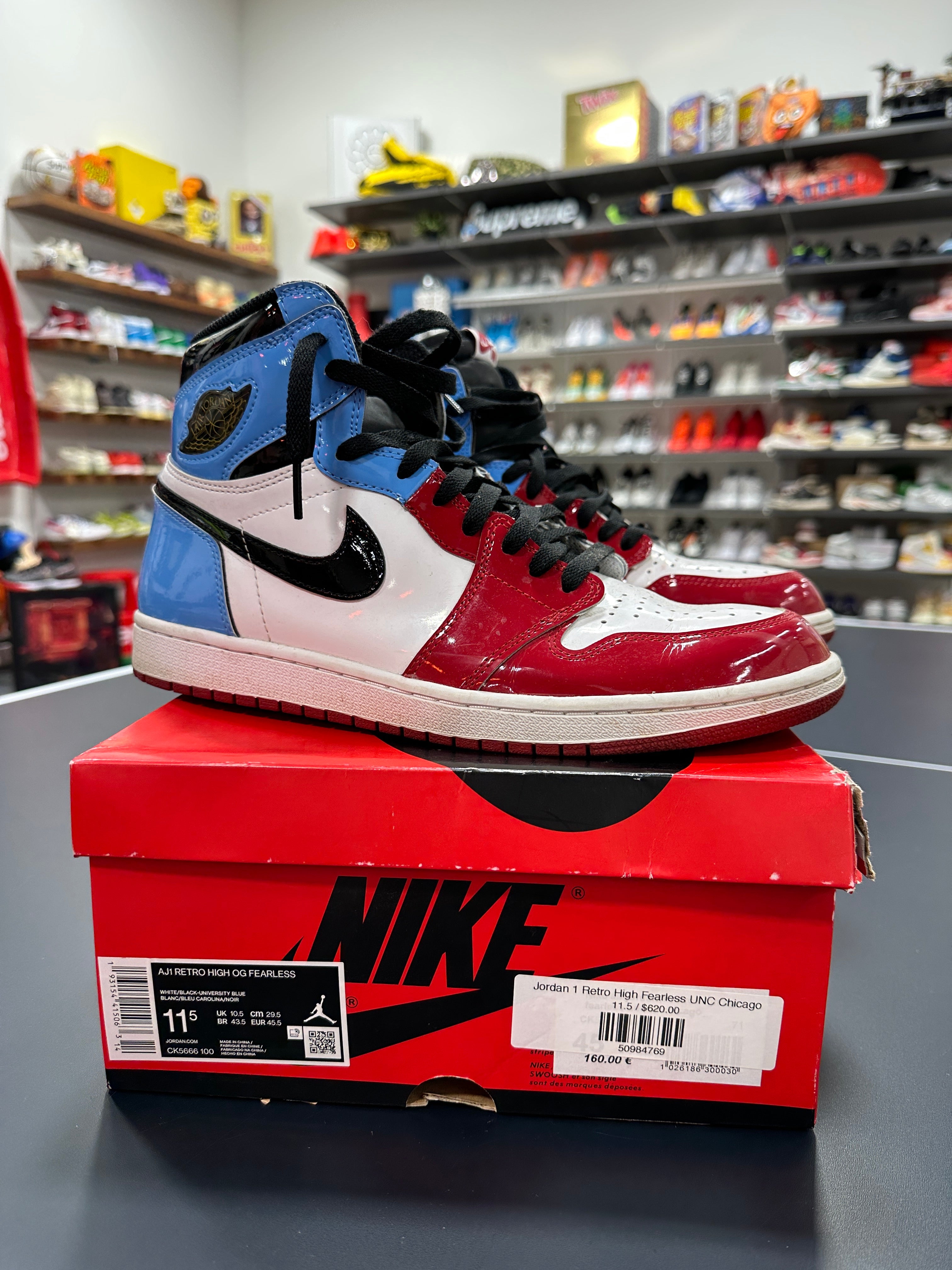 Jordan 1 Fearless Sz 11.5