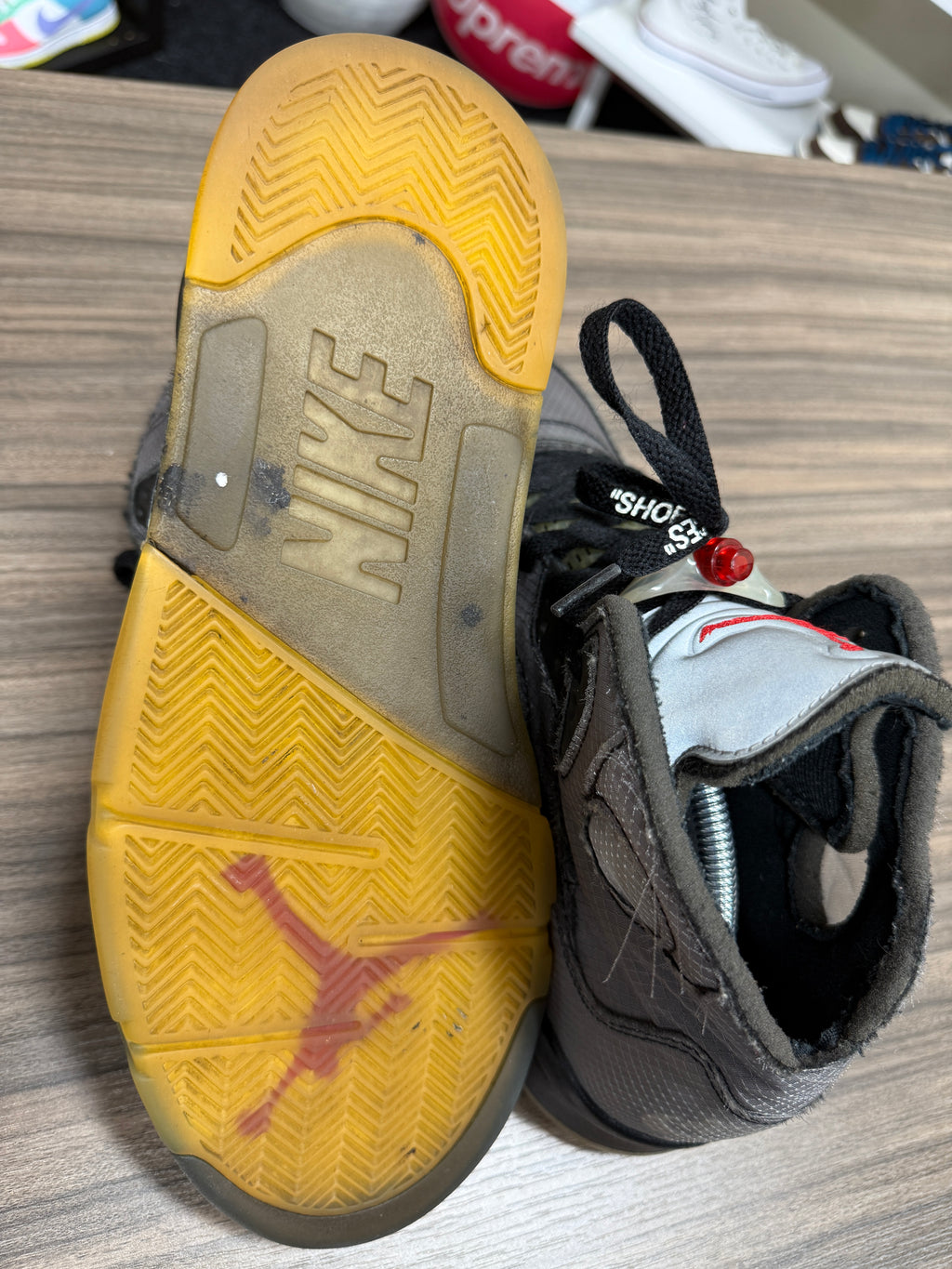 Off White Jordan 5 Muslin Sz 11