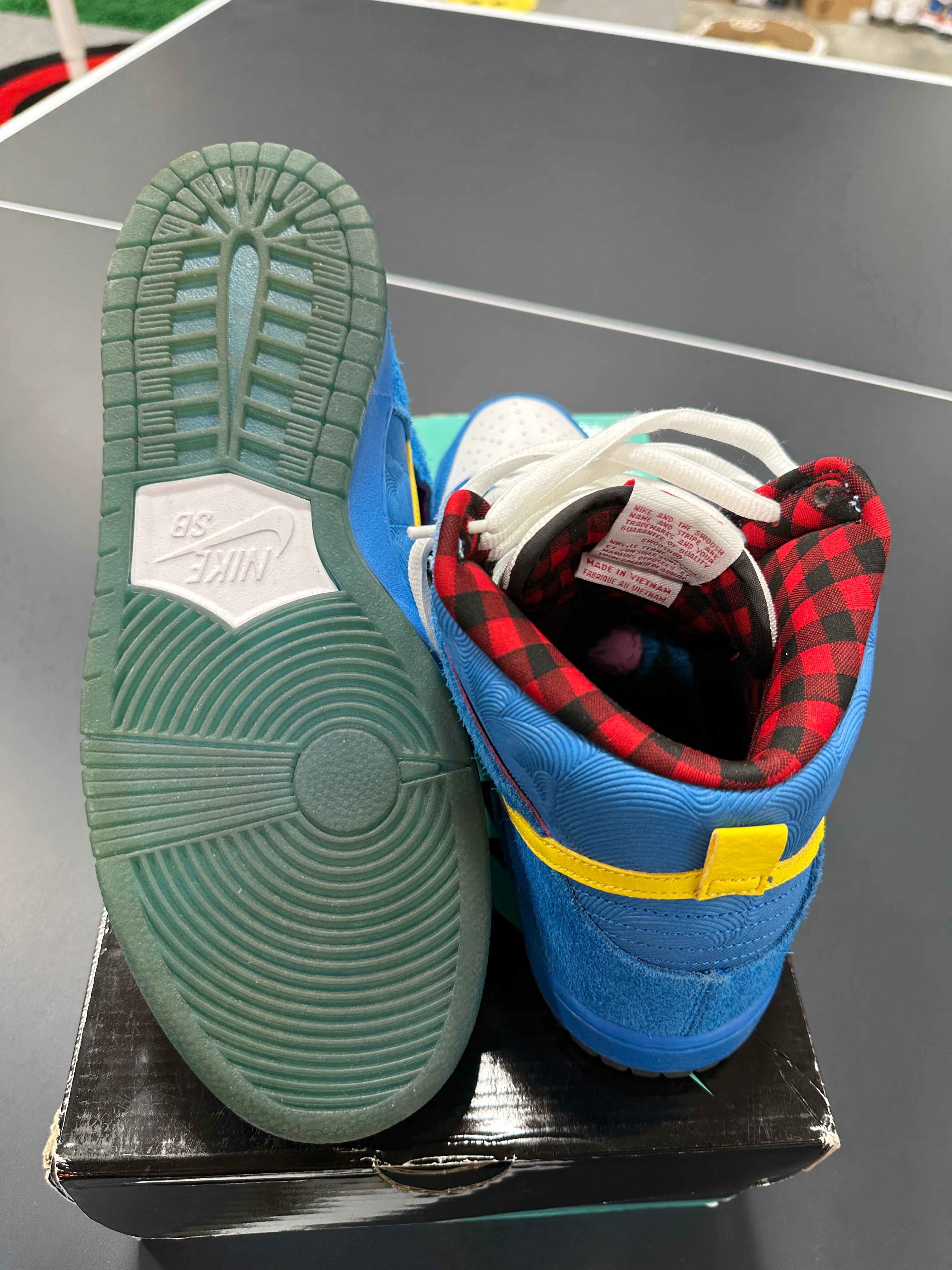 Nike SB Dunk High Familia Blue Ox Sz 10.5