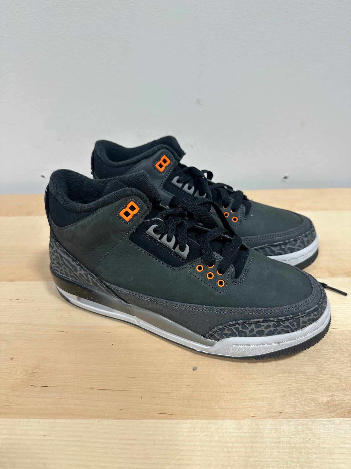 Nike Air Jordan 3 Retro Fear Pack GS 2023 Night Stadium Orange DM0967-080 Size 7Y