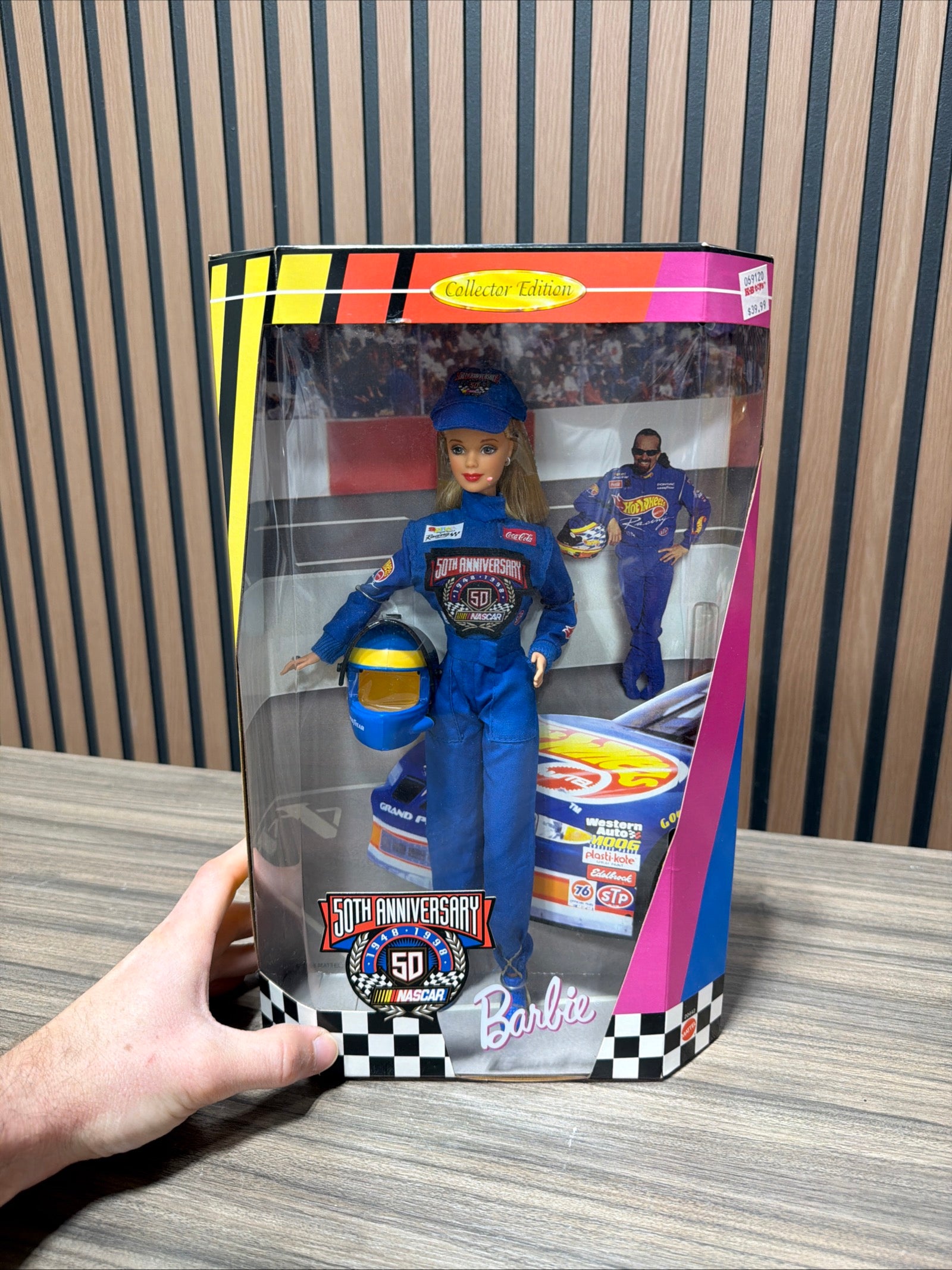 Nascar Barbie 50th Anniversary Collector Edition 1948-1998 Mattel 20442