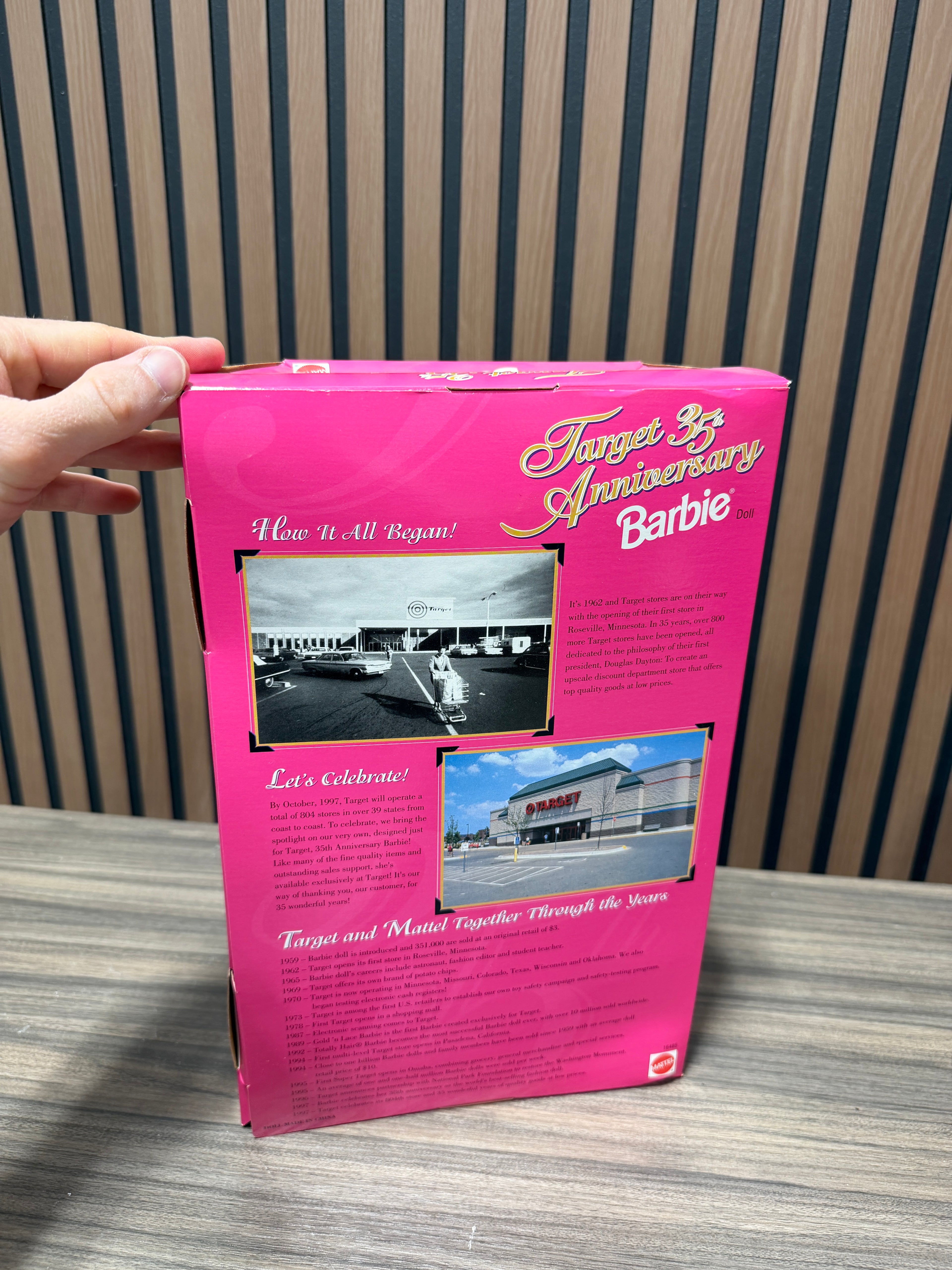 Barbie Doll Special Edition 1997 Target 35th Anniversary New In Box