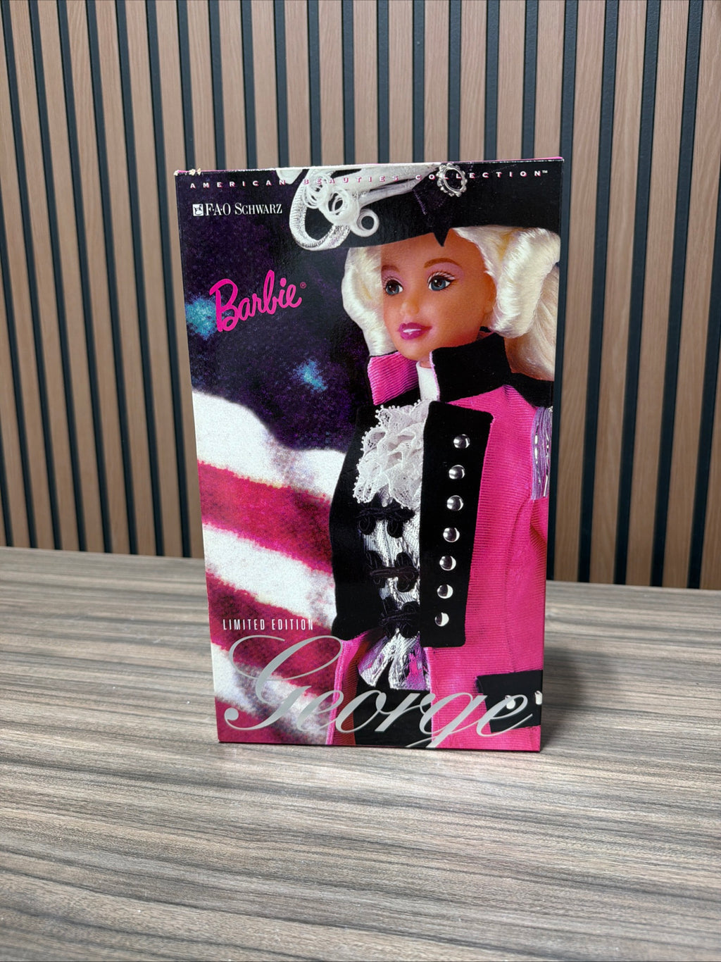 Barbie Doll as George Washington FAO Schwarz Limited Edition 1996 Mattel 17557