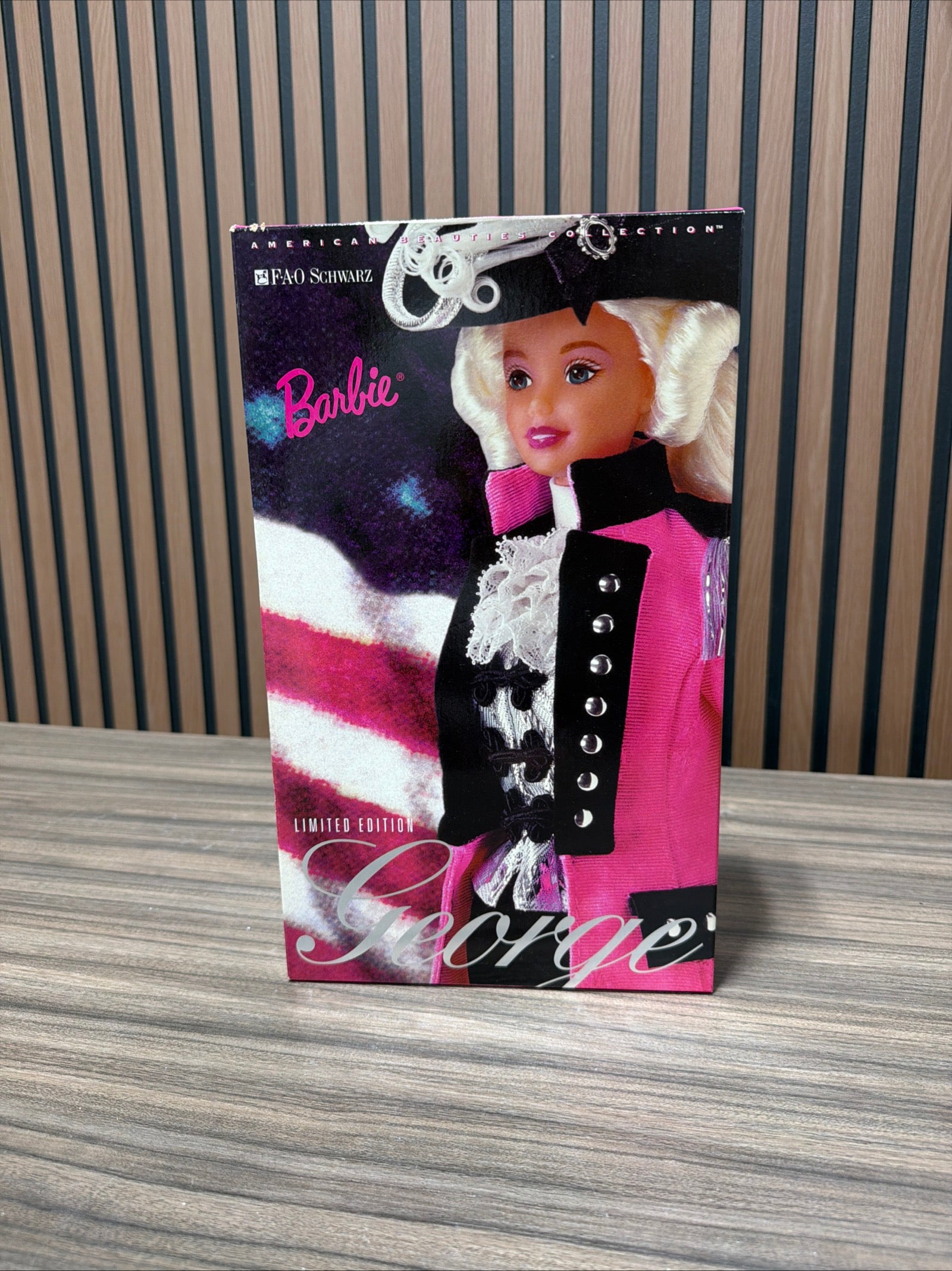 Barbie Doll as George Washington FAO Schwarz Limited Edition 1996 Mattel 17557