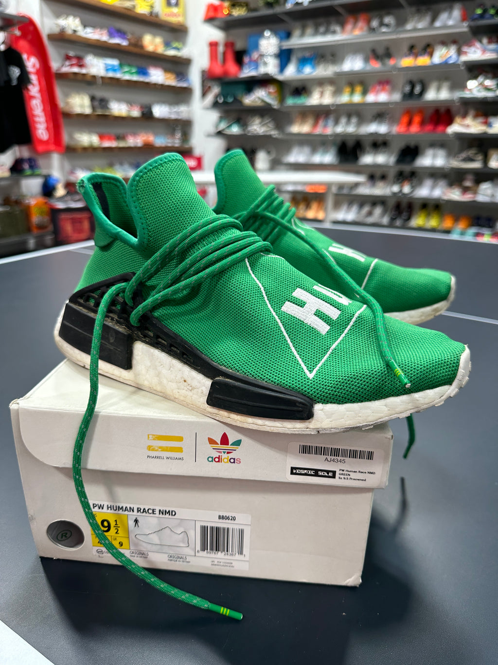 Human Race NMD Green Sz 9.5