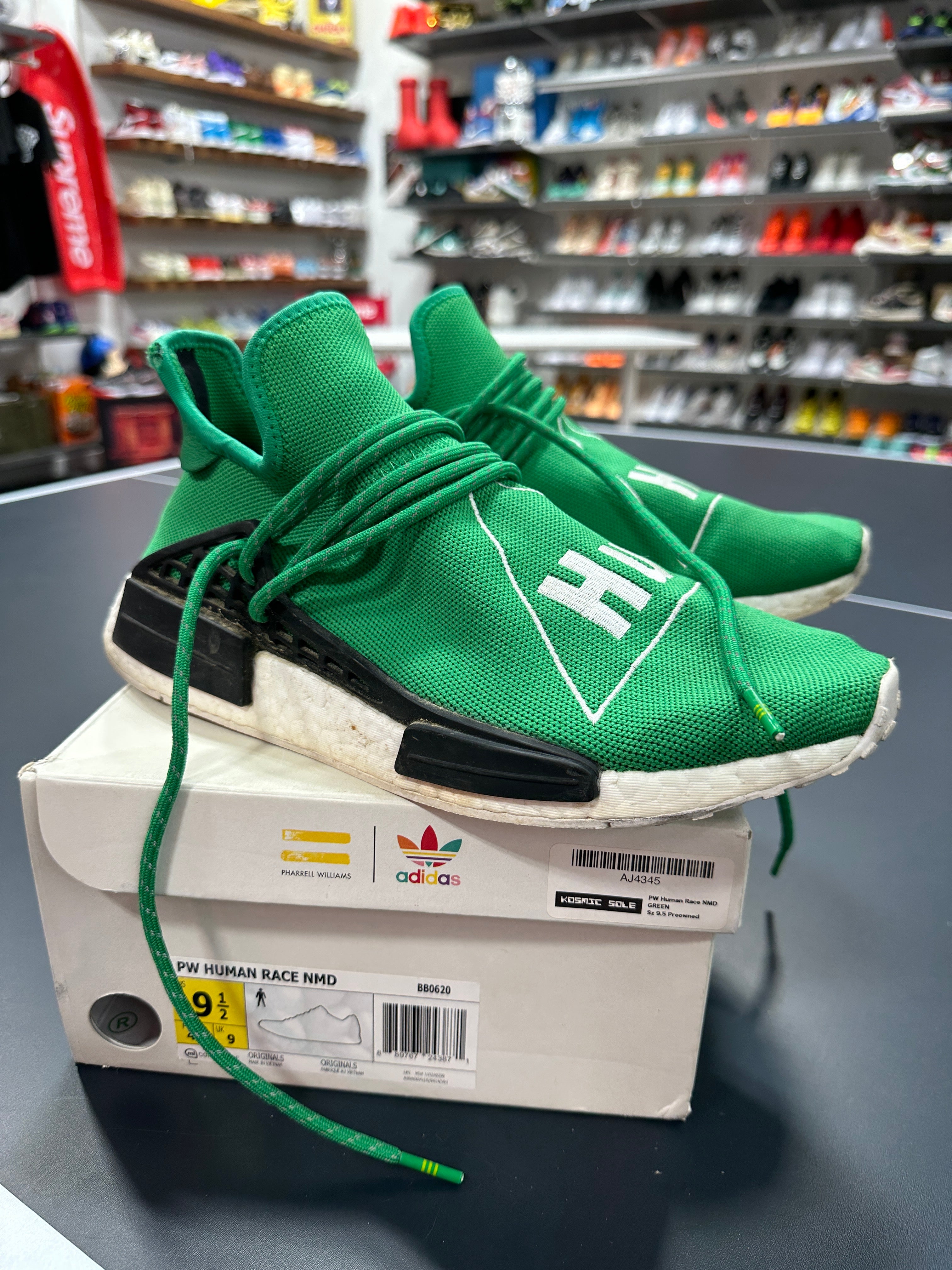 Human Race NMD Green Sz 9.5