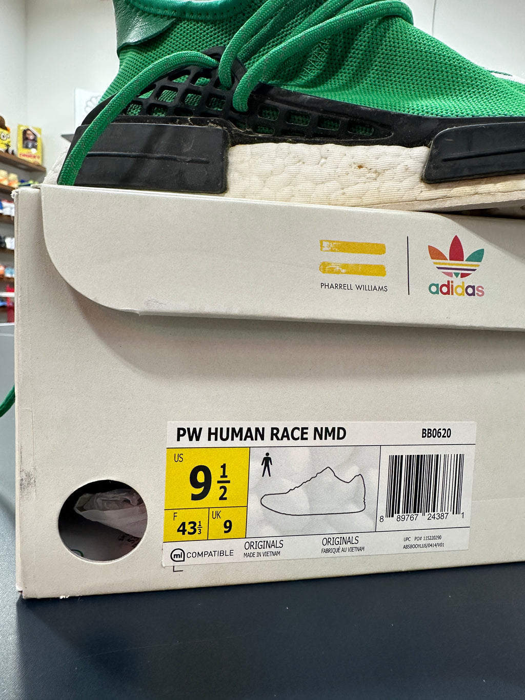Human Race NMD Green Sz 9.5