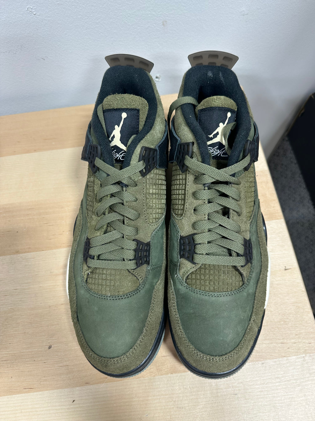 Air Jordan 4 Retro SE Craft Olive Green Men's Size 12 AJ4 Sneakers FB9927-200