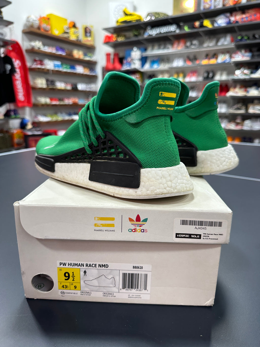Human Race NMD Green Sz 9.5