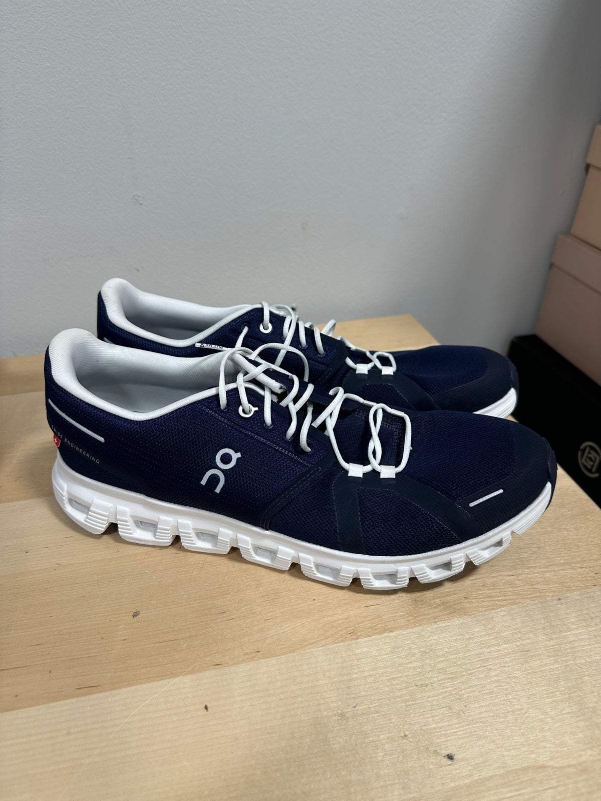 On Running Cloud 6 Midnight White 3MF10070692 Athletic Men’s Size 12