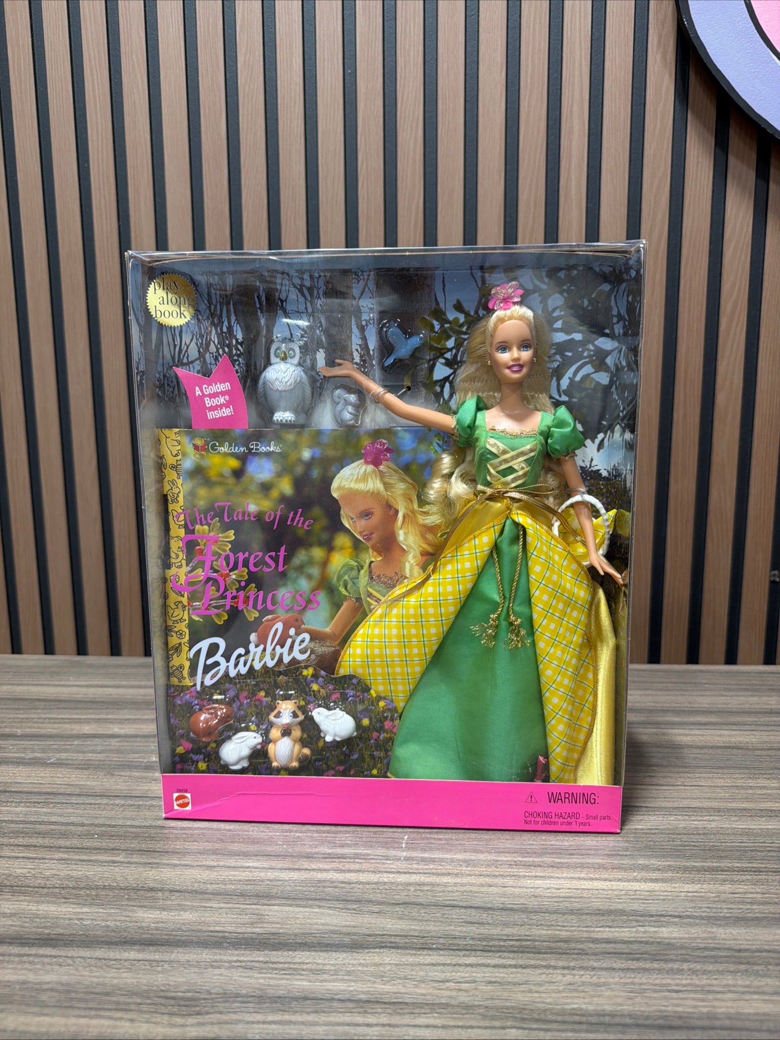Barbie Tale of The Forest Princess Golden Books 2000 Mattel 29458