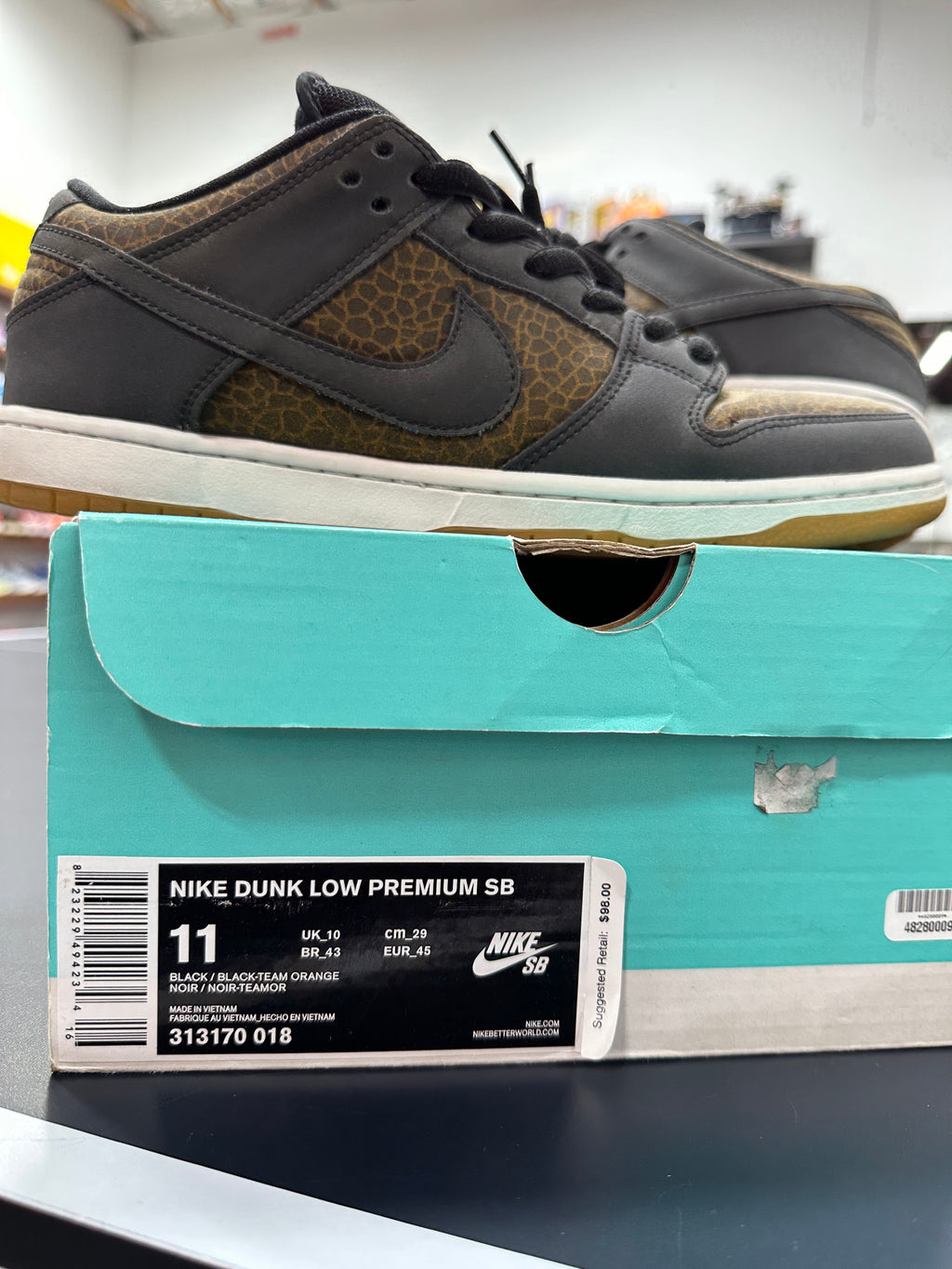 Nike SB Dunk Low Giraffe Sz 11