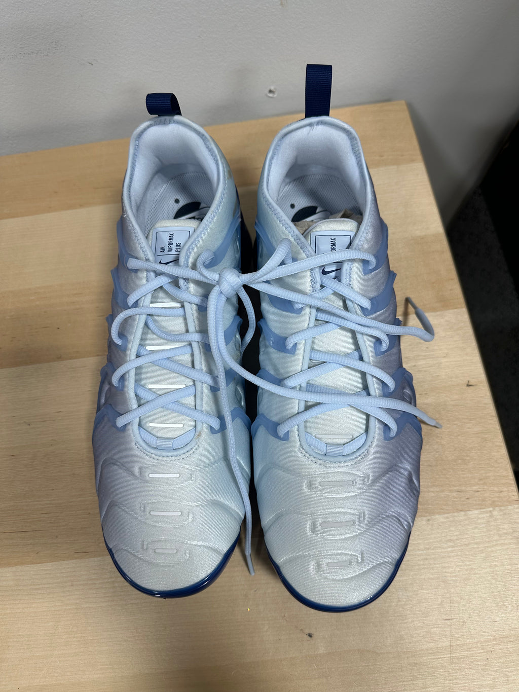 Nike Air VaporMax Plus Sky Blue Obsidian Navy CK1411-400 Men’s Size 12