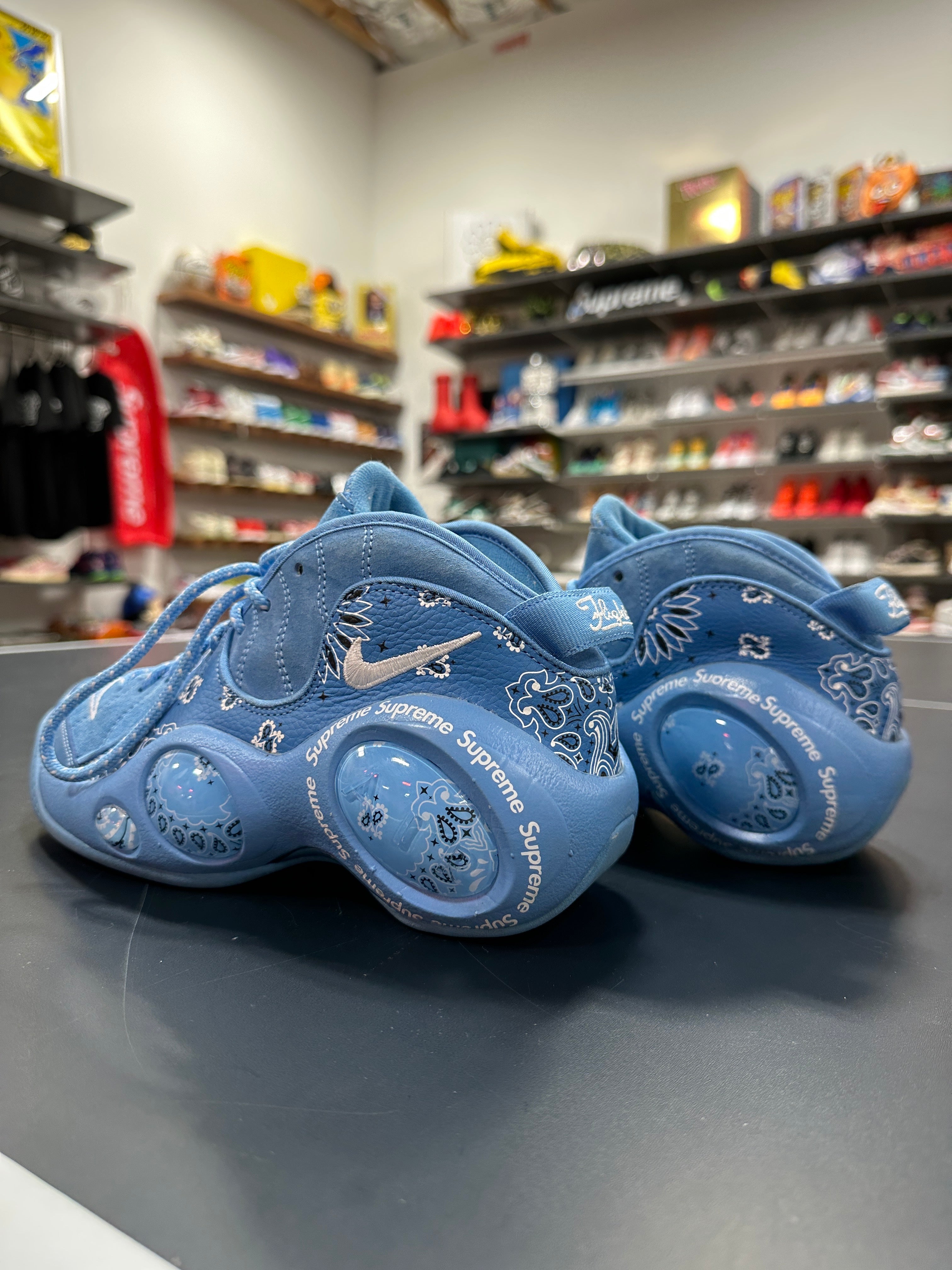 Air Zoom Flight 95 Supreme University Blue Sz 6 No Box