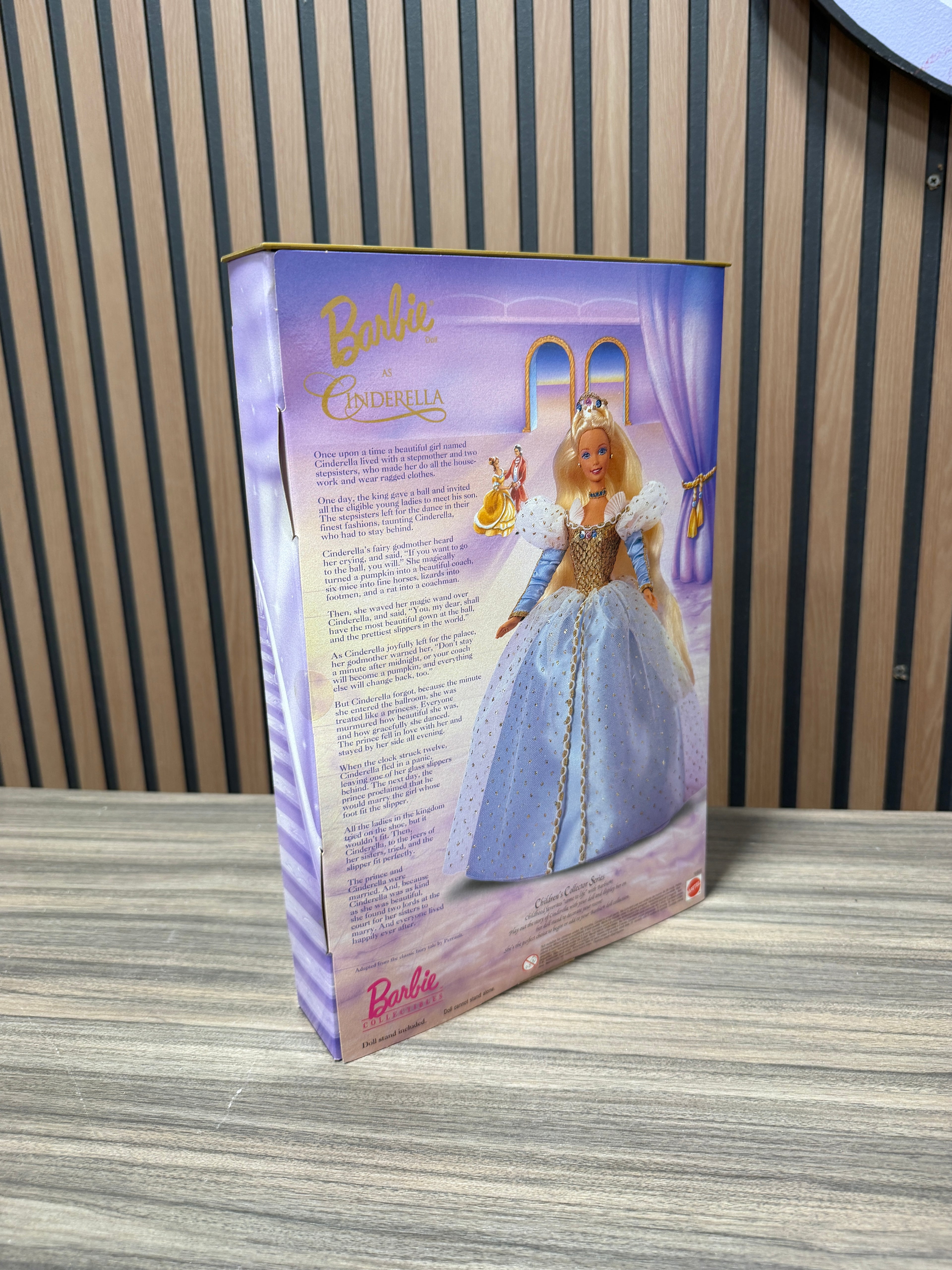 Cinderella Barbie Doll Children's Collector Series 1996 Mattel #16900