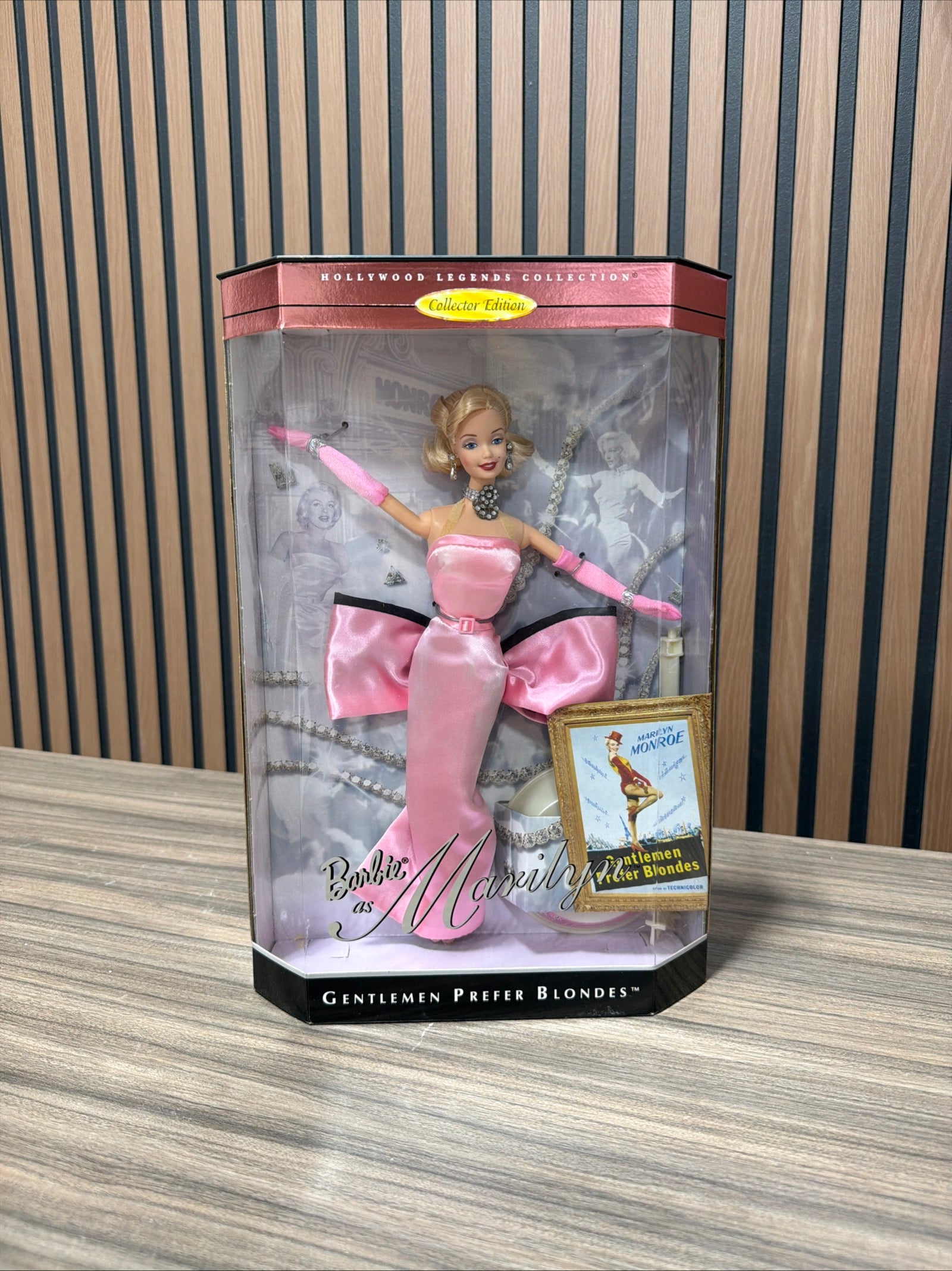 Barbie as Marilyn Monroe Gentlemen Prefer Blondes Mattel Vintage 1997