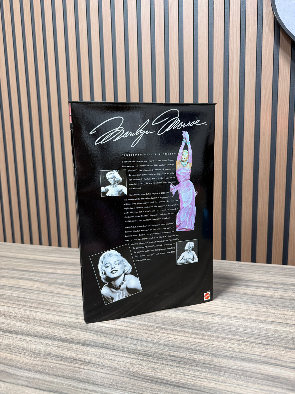 Barbie as Marilyn Monroe Gentlemen Prefer Blondes Mattel Vintage 1997