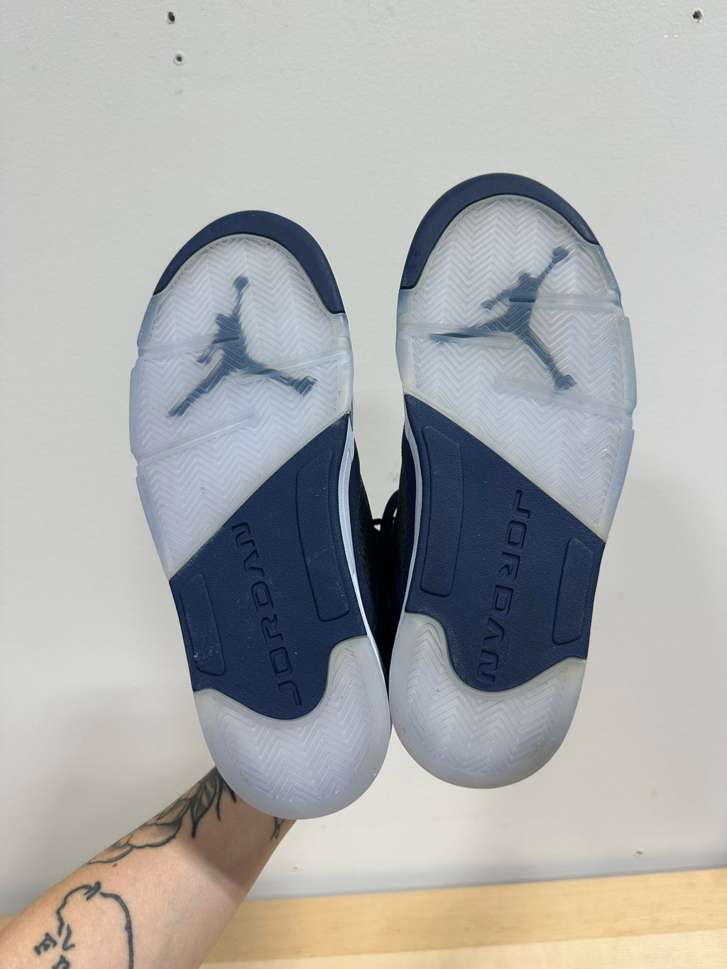 Nike Air Jordan 5 Retro SE Midnight Navy Georgetown FD6812-400 Men’s Size 10.5