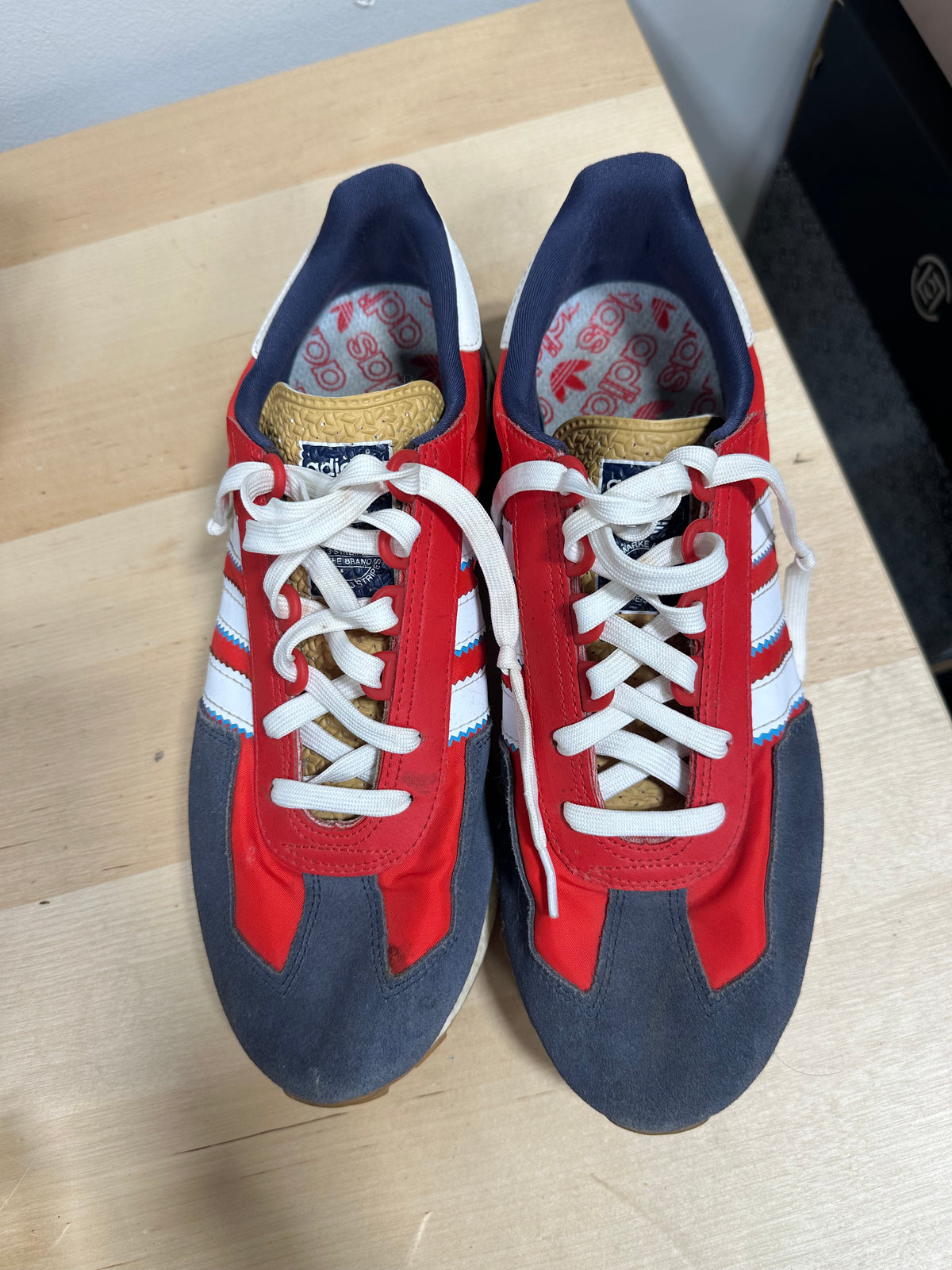 adidas Originals Retropy E5 Red Navy White Boost GY4487 Men’s Size 11