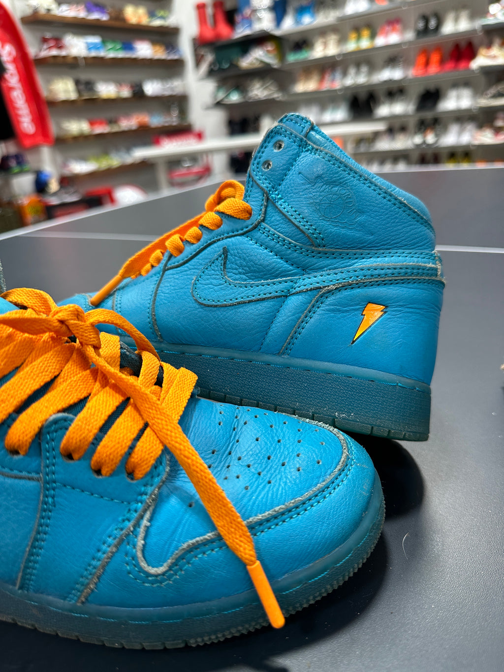 Jordan 1 Gatorade Blue Lagoon Sz 4.5 No Box