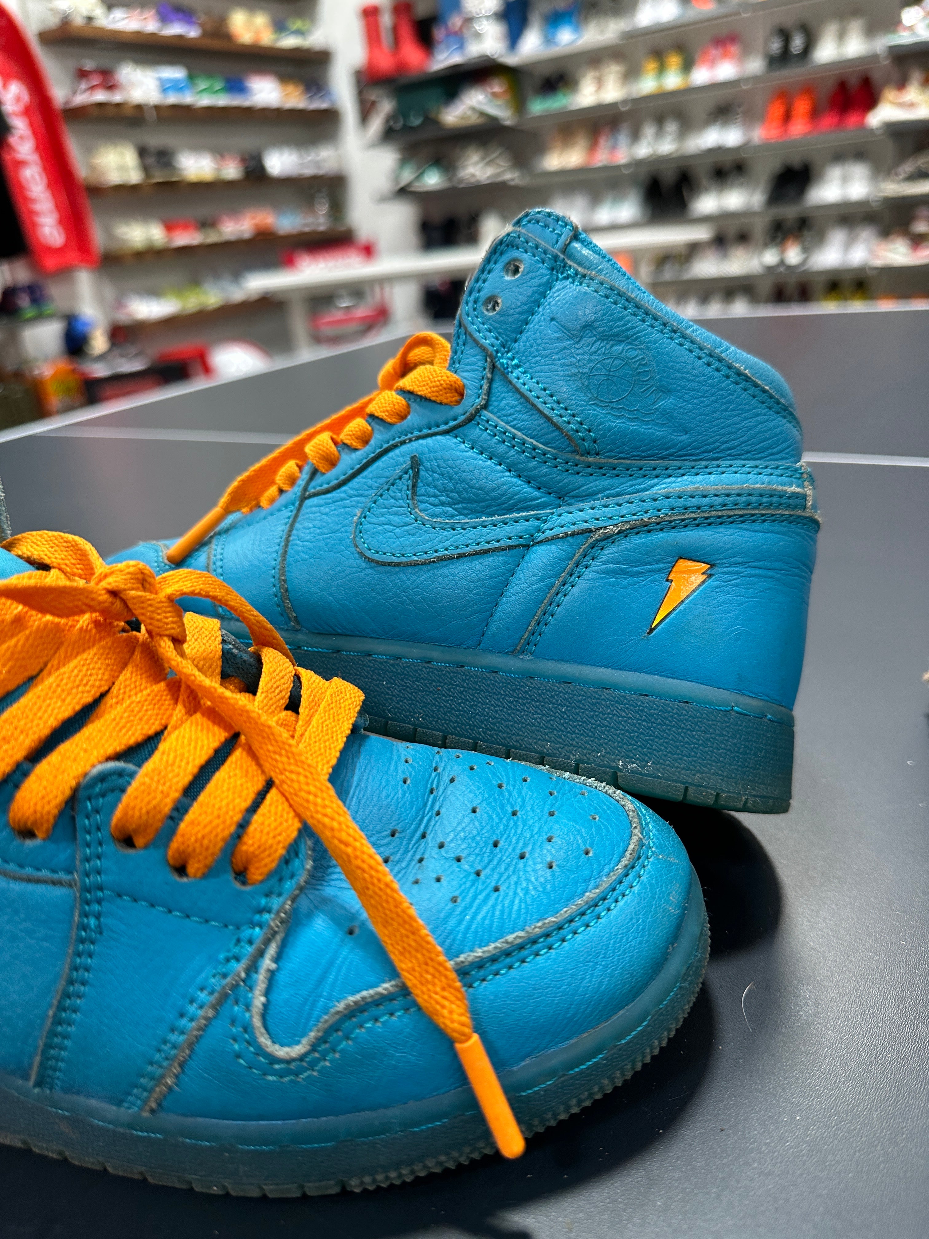 Jordan 1 Gatorade Blue Lagoon Sz 4.5 No Box