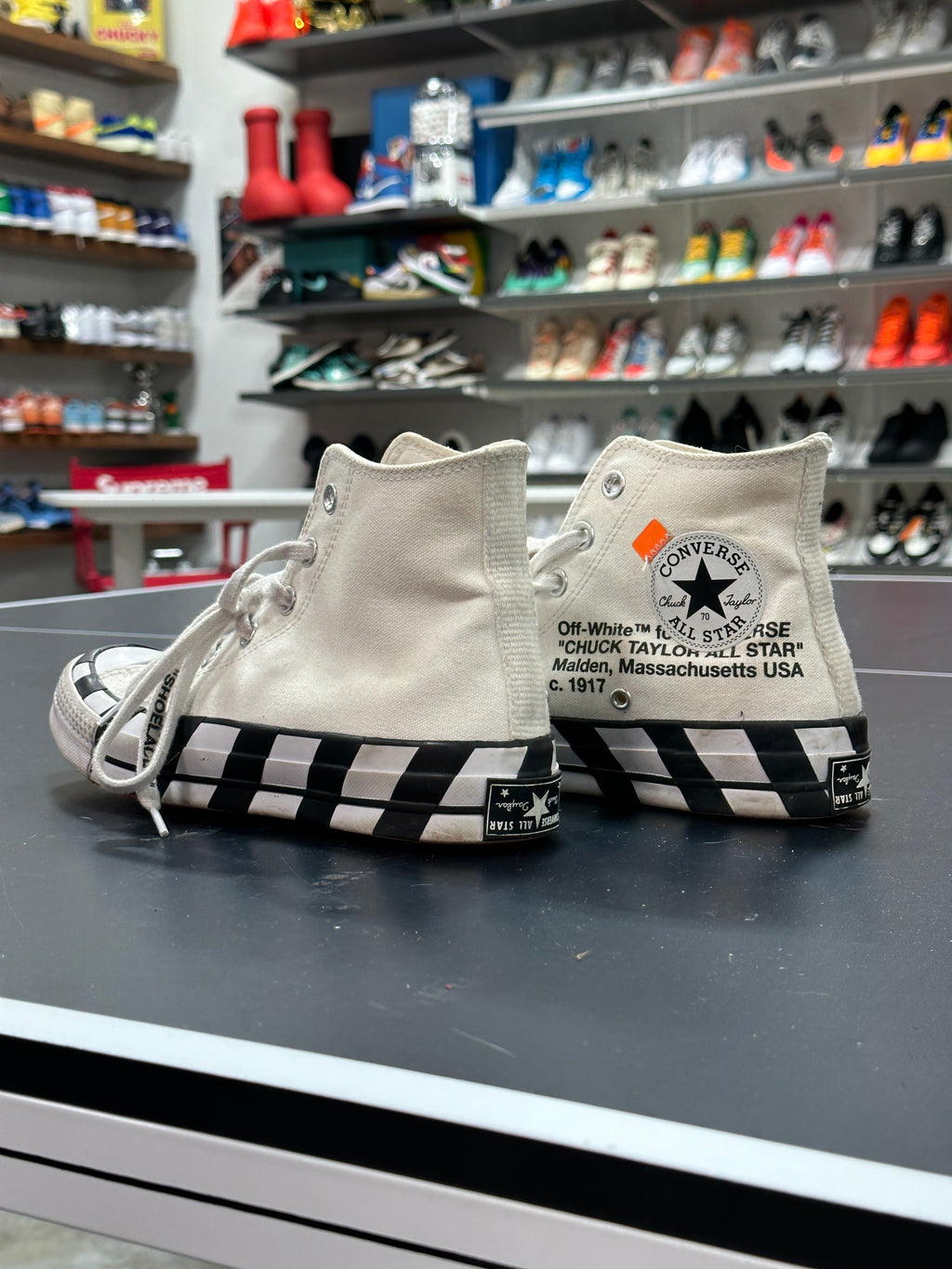 Off White Converse Sz 5.5 No Box
